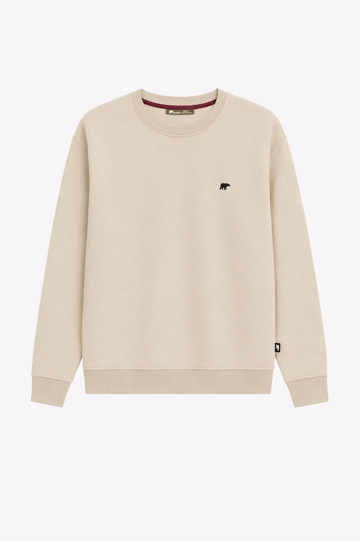 Valor Bej Basic Erkek Sweatshirt