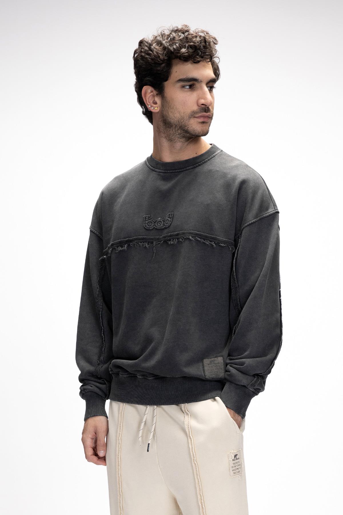 VEX CREWNECK OS CREWNECK SİYAH BELİRTİLMEMİŞ MAN SWEATSHIRT VEX CREWNECK OSVEX CREWNECK OS