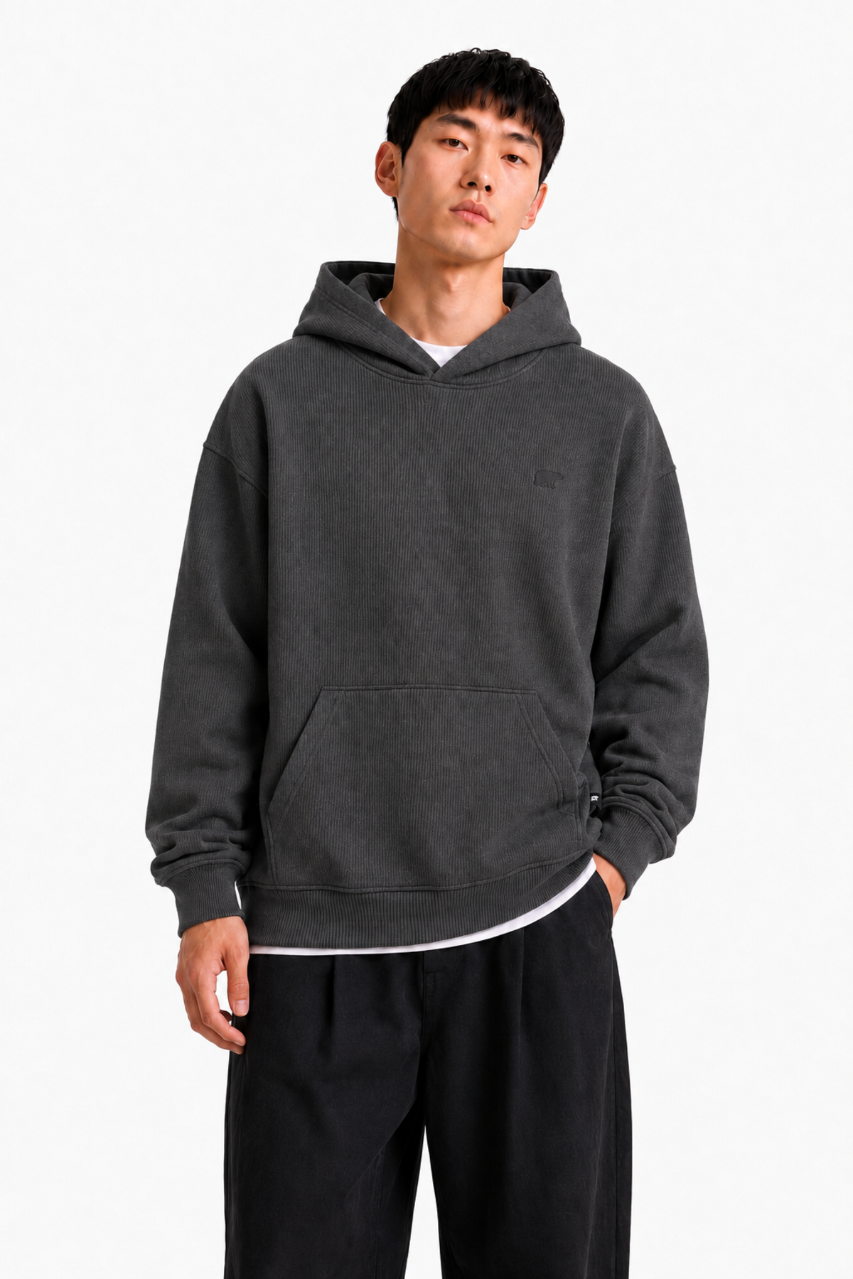 Hammerfall Asfalt Basic Kapüşonlu Erkek Sweatshirt