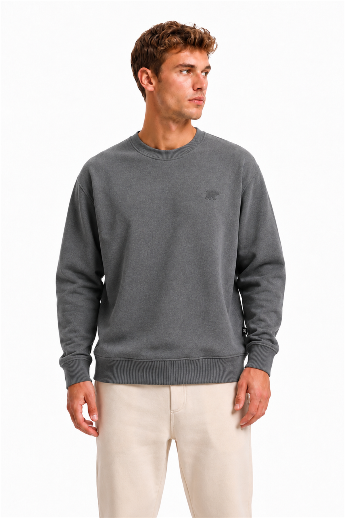 Outlands Asfalt Basic Erkek Sweatshirt