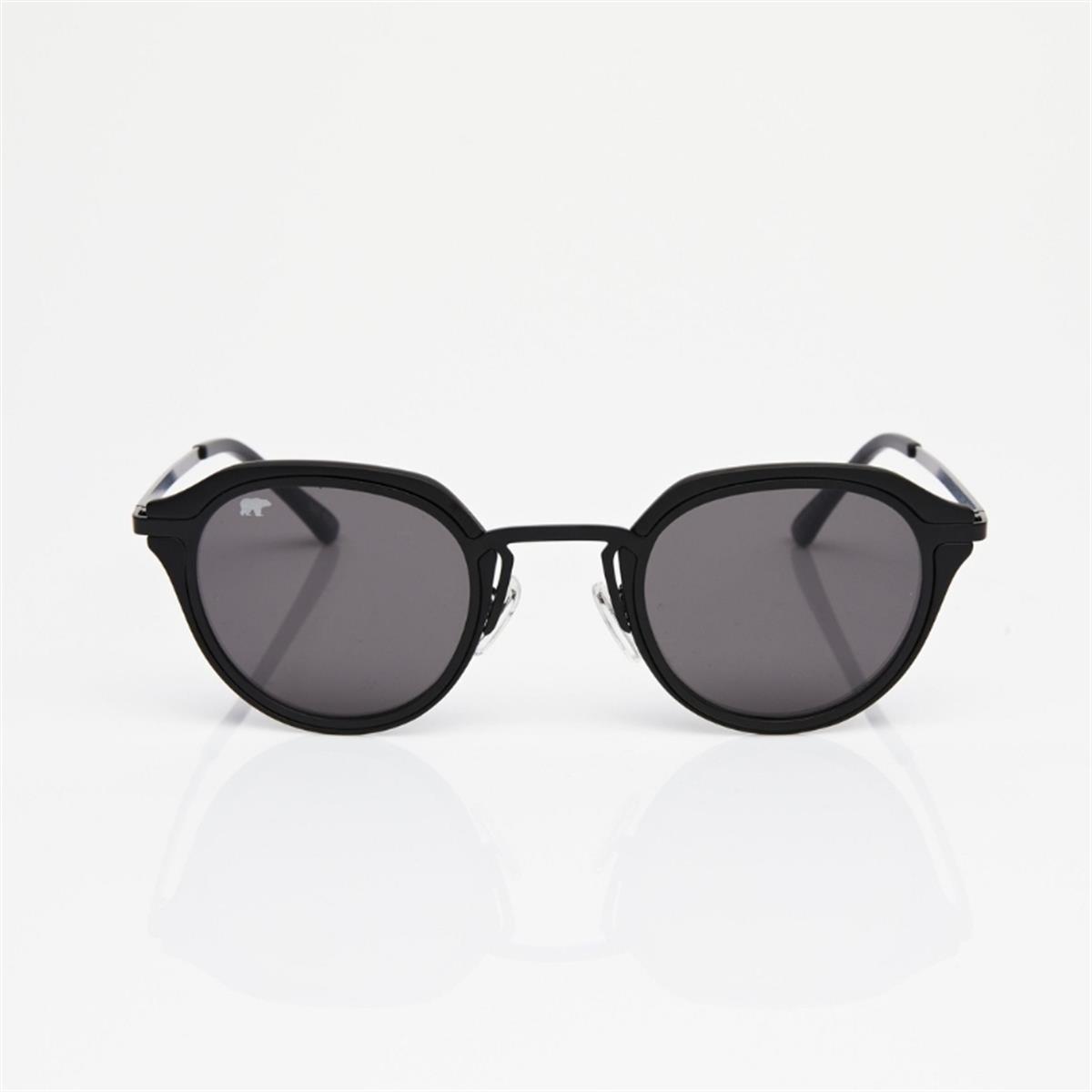 Richard Unisex Black Sunglasses