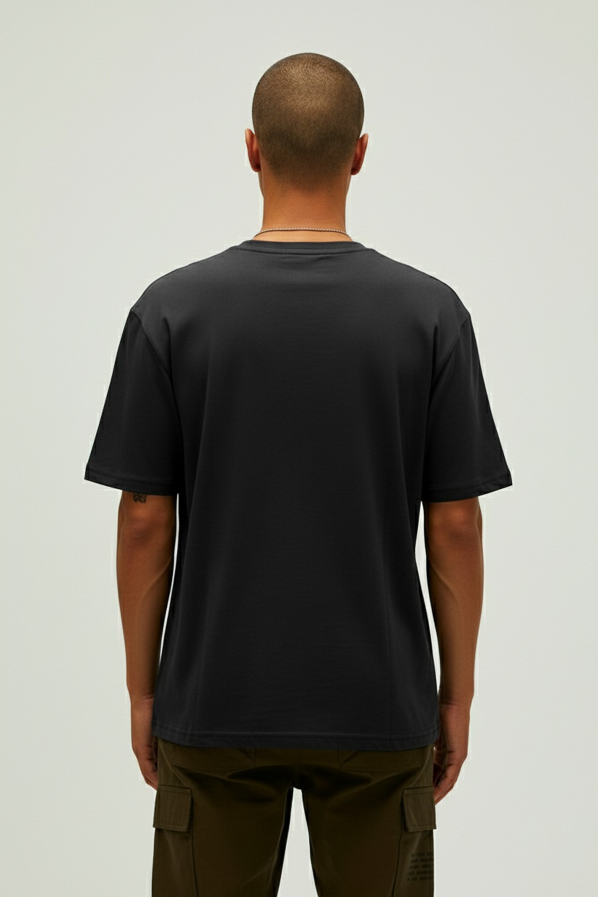 BEYOND T-SHIRT PRINTED T-SHIRT SİYAH  MAN T-SHIRT BEYOND T-SHIRTBEYOND T-SHIRT