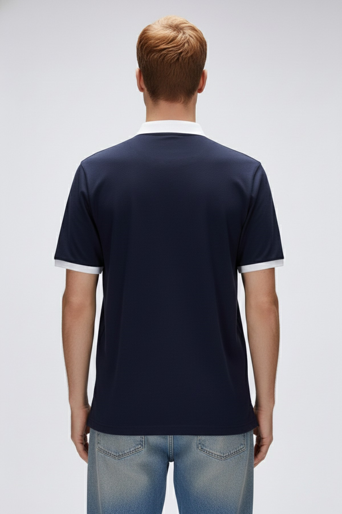 AWAKE POLO NECK T-SHIRT PRINTED POLO LACİVERT  MAN T-SHIRT AWAKE POLO NECK T-SHIRTAWAKE POLO NECK T-SHIRT