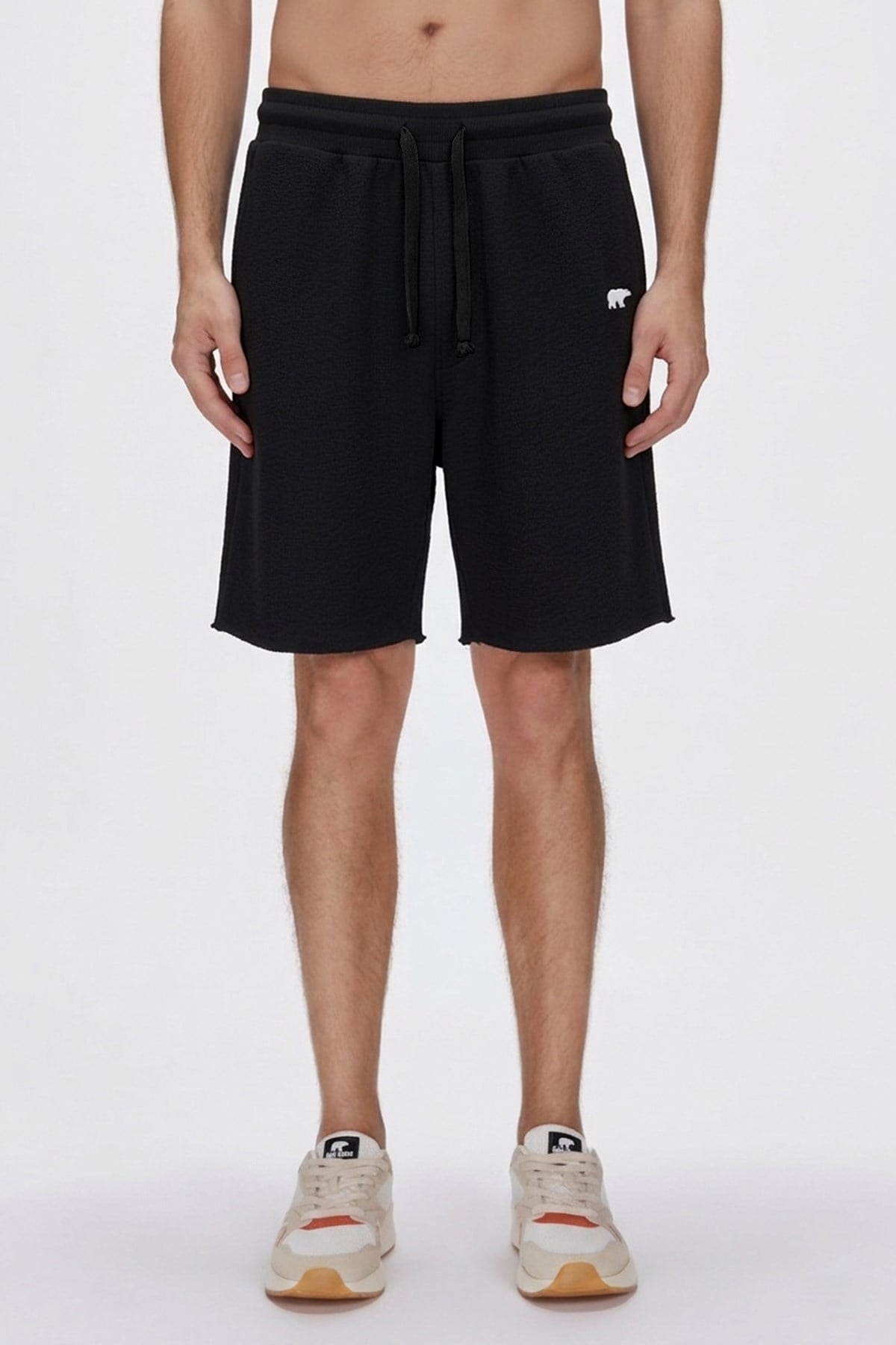 Freshy Siyah Erkek Şort