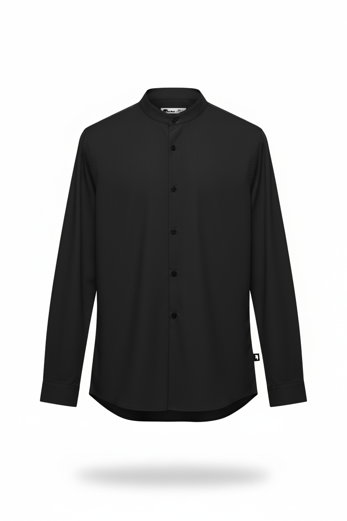 CRUDE SHIRT BASIC SHIRT SİYAH DÜĞMELİ MAN SHIRT CRUDE SHIRTCRUDE SHIRT