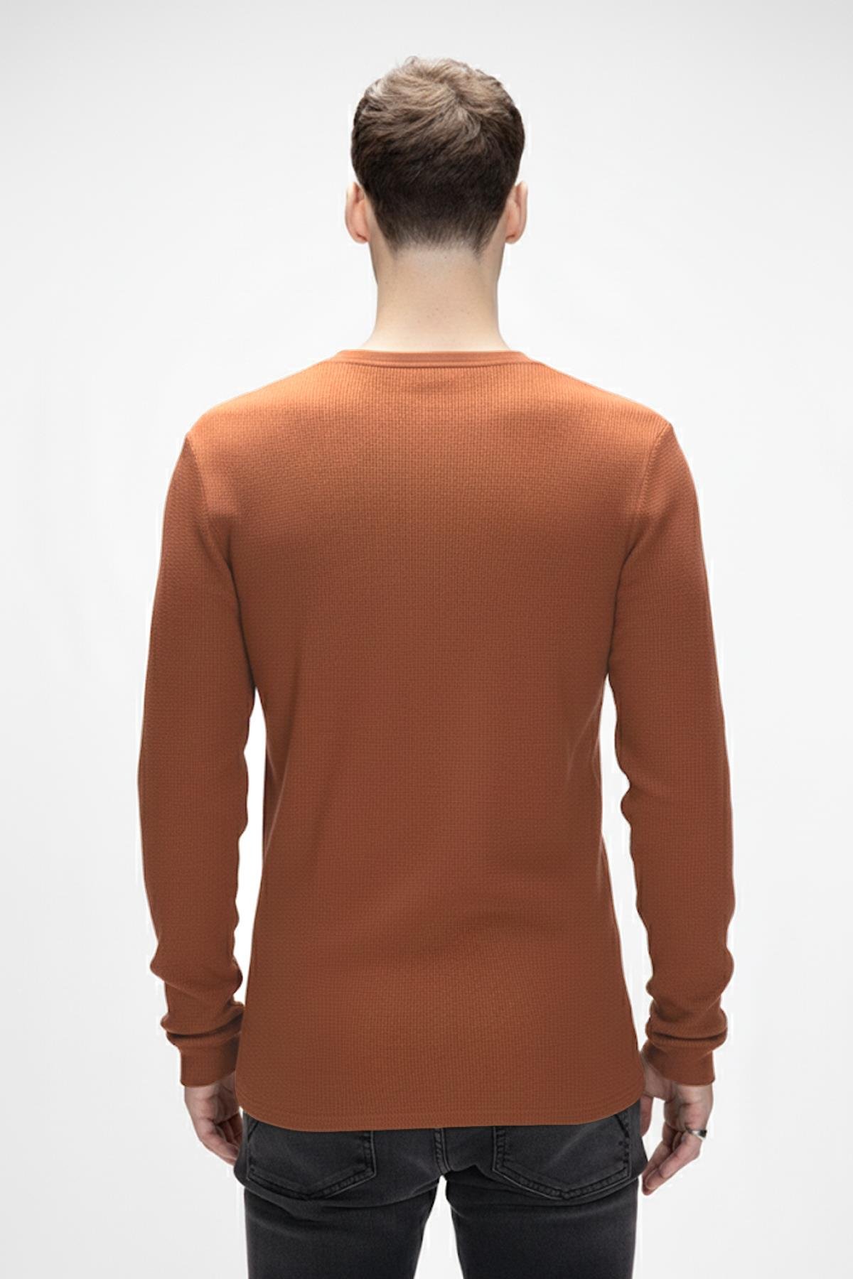 Moreno Tarçın Bisiklet Yaka Erkek Triko Kazak