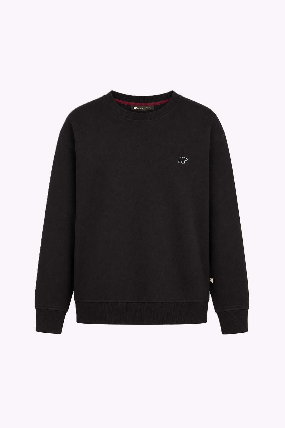 Valor Siyah Basic Erkek Sweatshirt