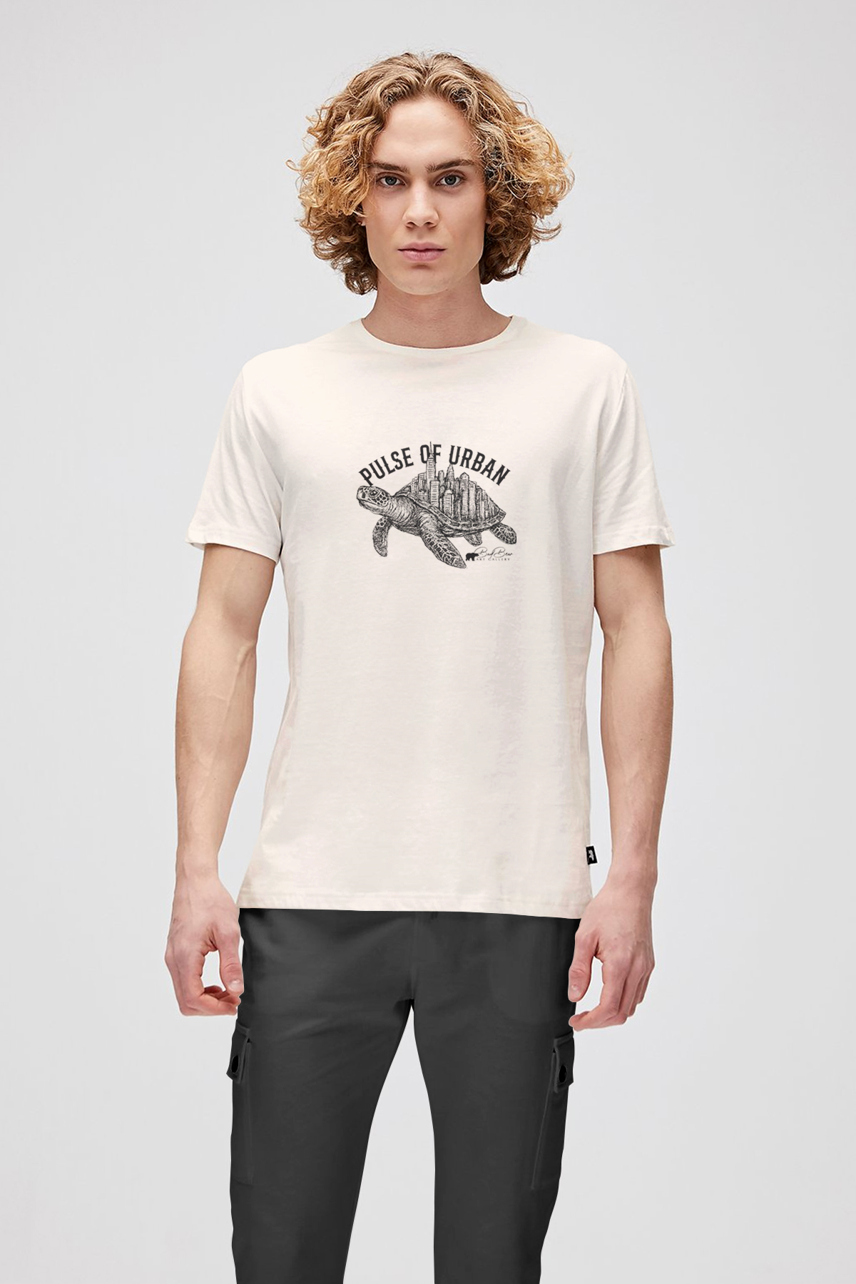 CARETTA PULSE T-SHIRT PRINTED T-SHIRT BEYAZ  MAN T-SHIRT CARETTA PULSE T-SHIRTCARETTA PULSE T-SHIRT