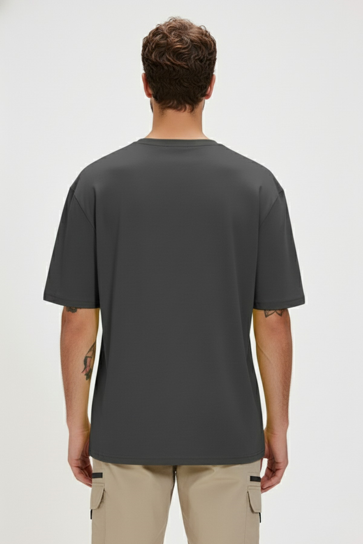 Blooms Asfalt Erkek Baskılı Tişört