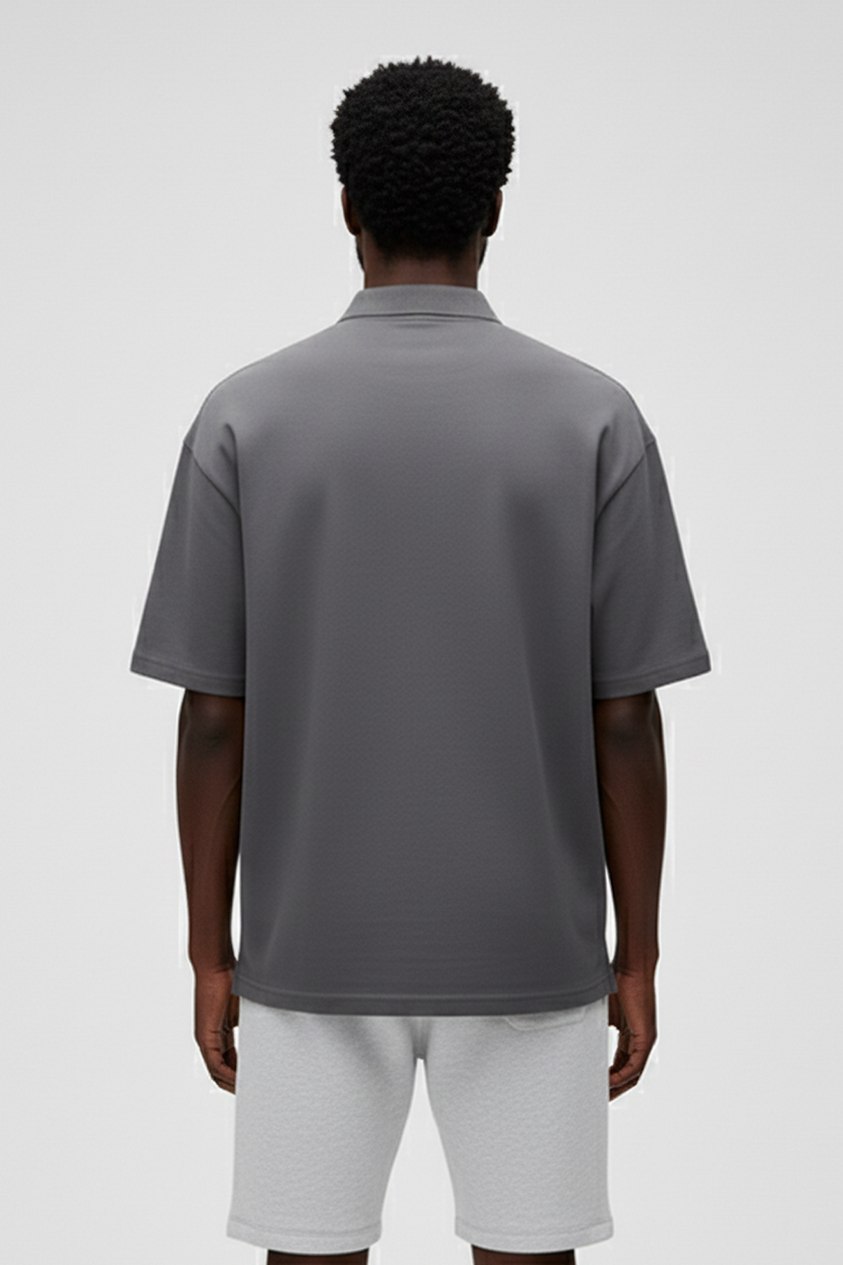 City Walker Asfalt Polo Yaka Erkek Tişört