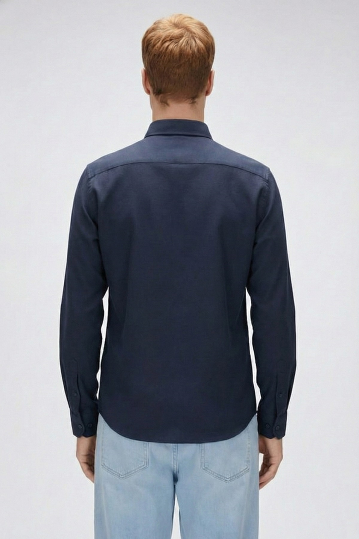 VICTOR BASIC SHIRT BASIC SHIRT LACİVERT DÜĞMELİ MAN SHIRT VICTOR BASIC SHIRTVICTOR BASIC SHIRT