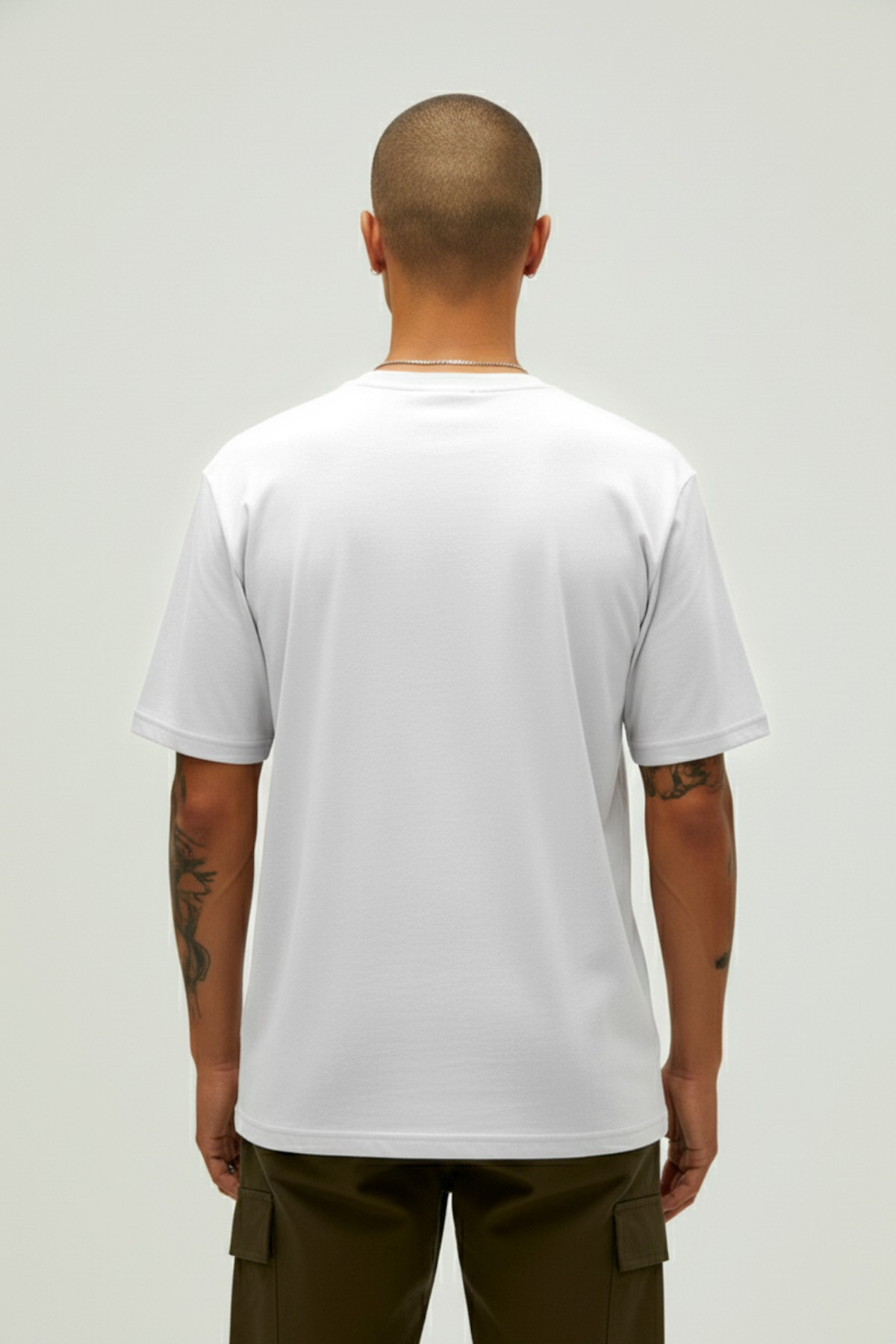 SMALL LINES T-SHIRT PRINTED T-SHIRT BEYAZ  MAN T-SHIRT SMALL LINES T-SHIRTSMALL LINES T-SHIRT