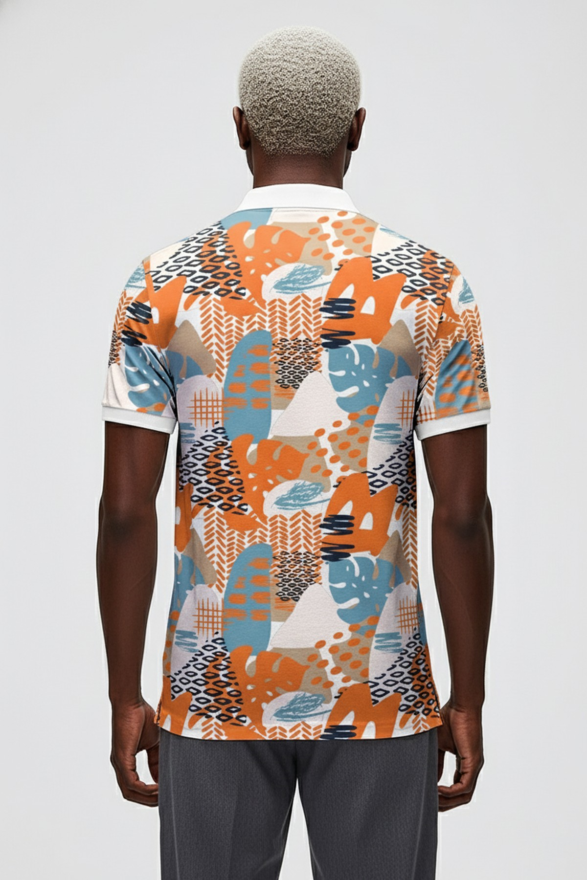 BOTA POLO NECK T-SHIRT PRINTED POLO BEYAZ  MAN T-SHIRT BOTA POLO NECK T-SHIRTBOTA POLO NECK T-SHIRT