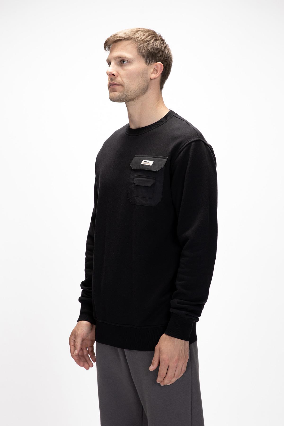 RISE CREWNECK CREWNECK SİYAH BELİRTİLMEMİŞ MAN SWEATSHIRT RISE CREWNECKRISE CREWNECK