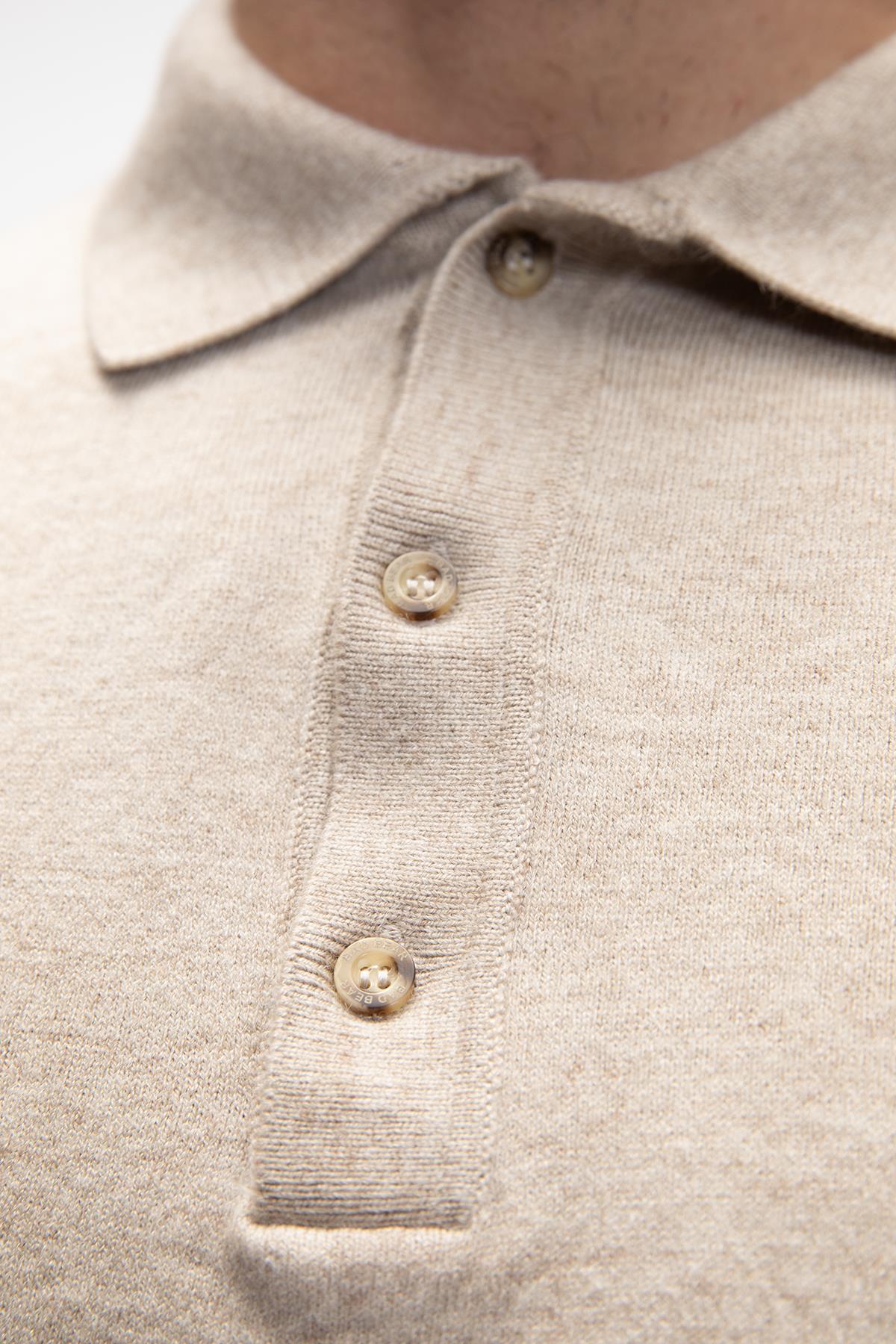 KUGER POLO POLO NECK JUMPER BEJ BELİRTİLMEMİŞ MAN KNITWEAR KUGER POLOKUGER POLO