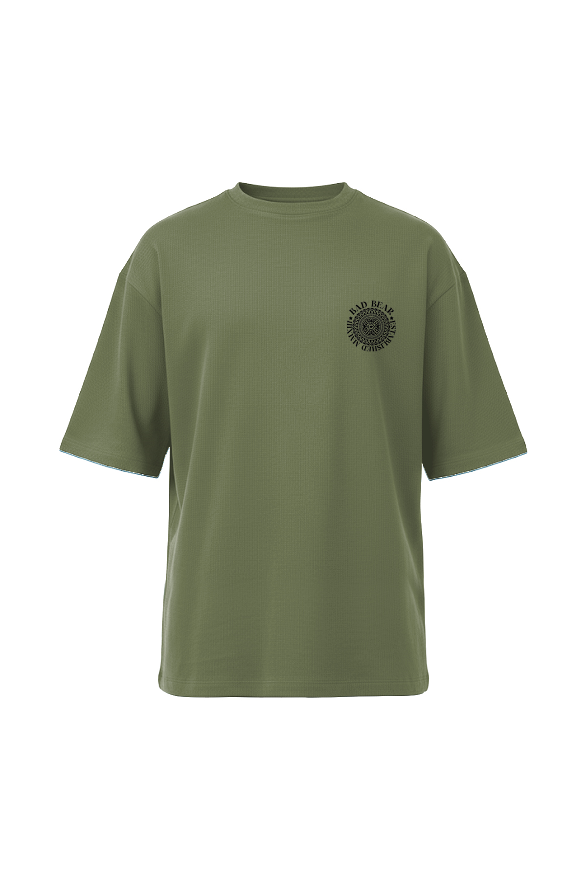 MONS T-SHIRT PRINTED T-SHIRT SOLUK YEŞİL  MAN T-SHIRT MONS T-SHIRTMONS T-SHIRT