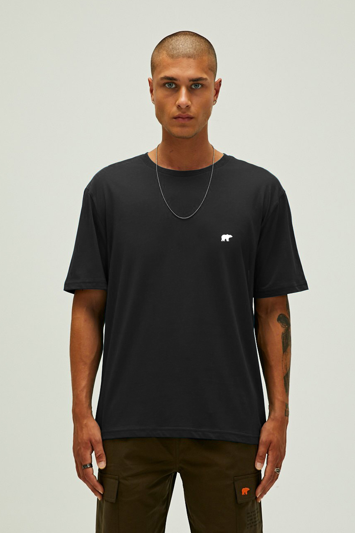 FRESH T-SHIRT PRINTED T-SHIRT SİYAH  MAN T-SHIRT FRESH T-SHIRTFRESH T-SHIRT