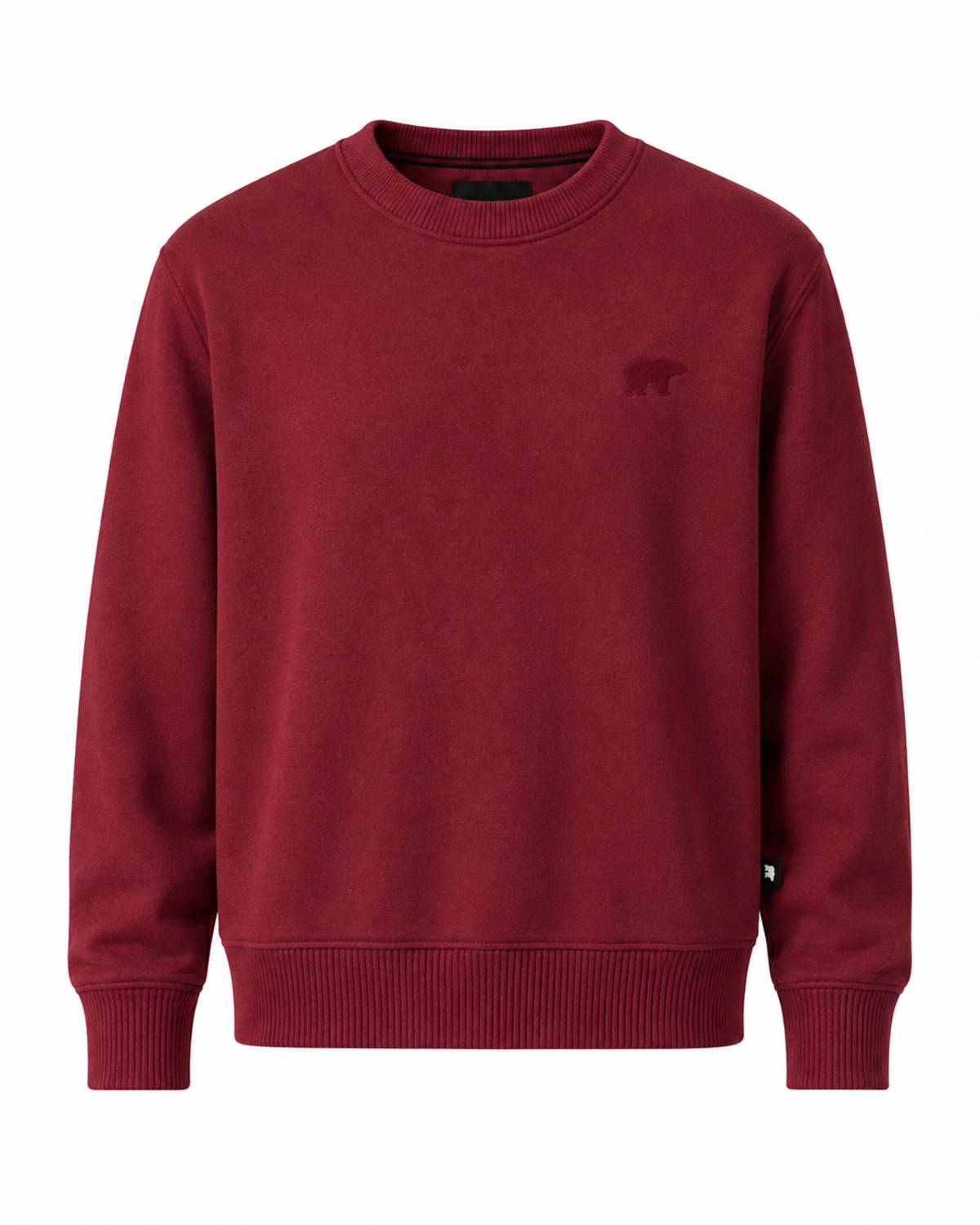 Outlands Bordo Basic Erkek Sweatshirt