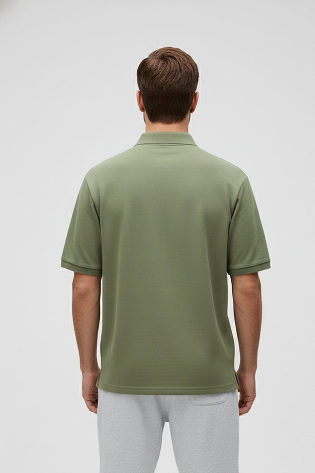 City Walker Soluk Yeşil Polo Yaka Erkek Tişört