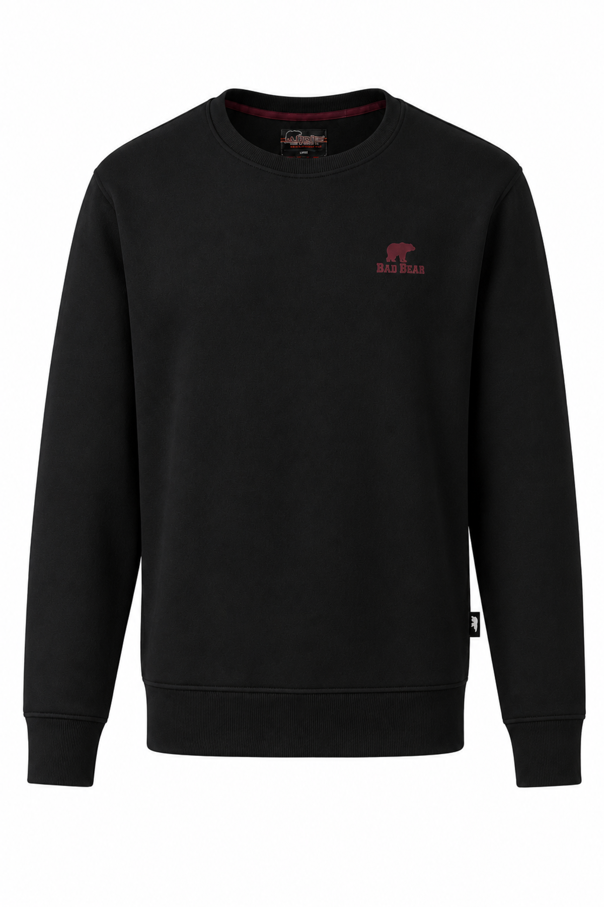 Aurora Siyah Logo Baskılı Erkek Sweatshirt