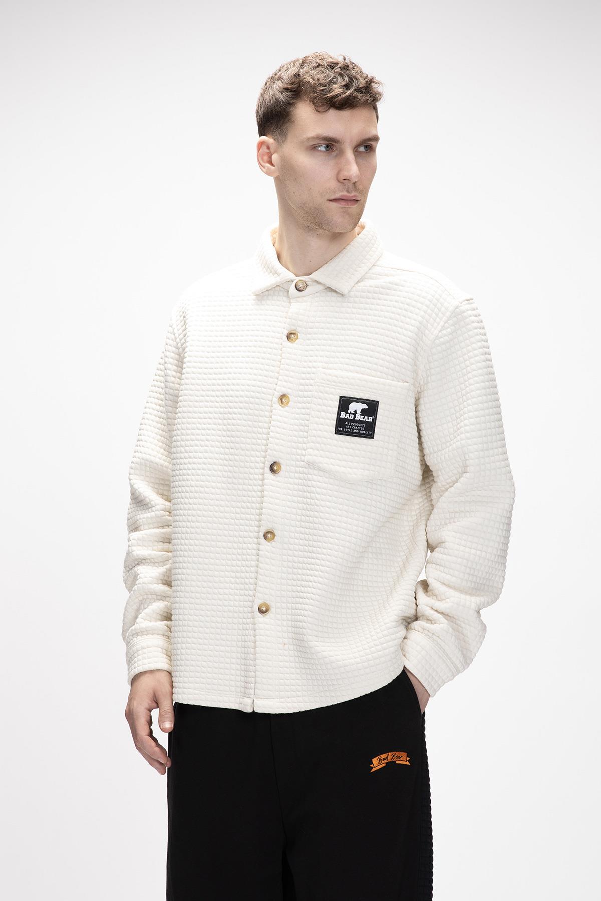 DIEZ SHIRT POCKET SHIRT BEYAZ  MAN SHIRT DIEZ SHIRTDIEZ SHIRT