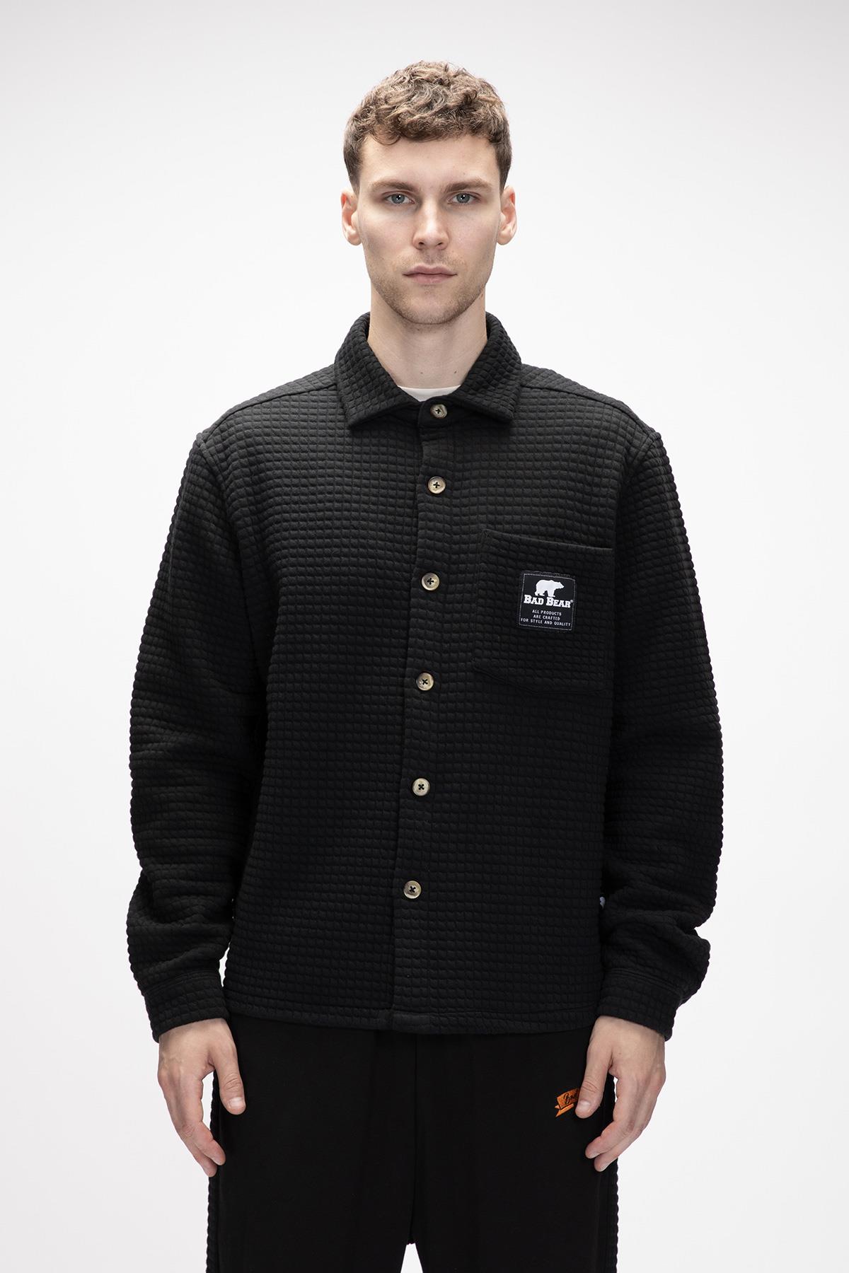 DIEZ SHIRT POCKET SHIRT SİYAH  MAN SHIRT DIEZ SHIRTDIEZ SHIRT