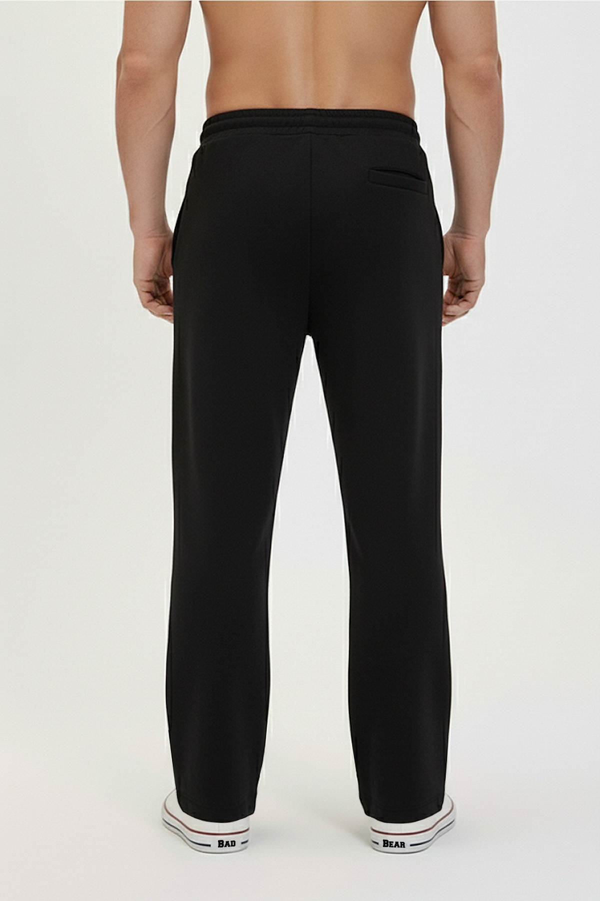 STRAIGHT SWEATPANTS SWEATPANTS SİYAH BELİRTİLMEMİŞ MAN PANTS STRAIGHT SWEATPANTSSTRAIGHT SWEATPANTS