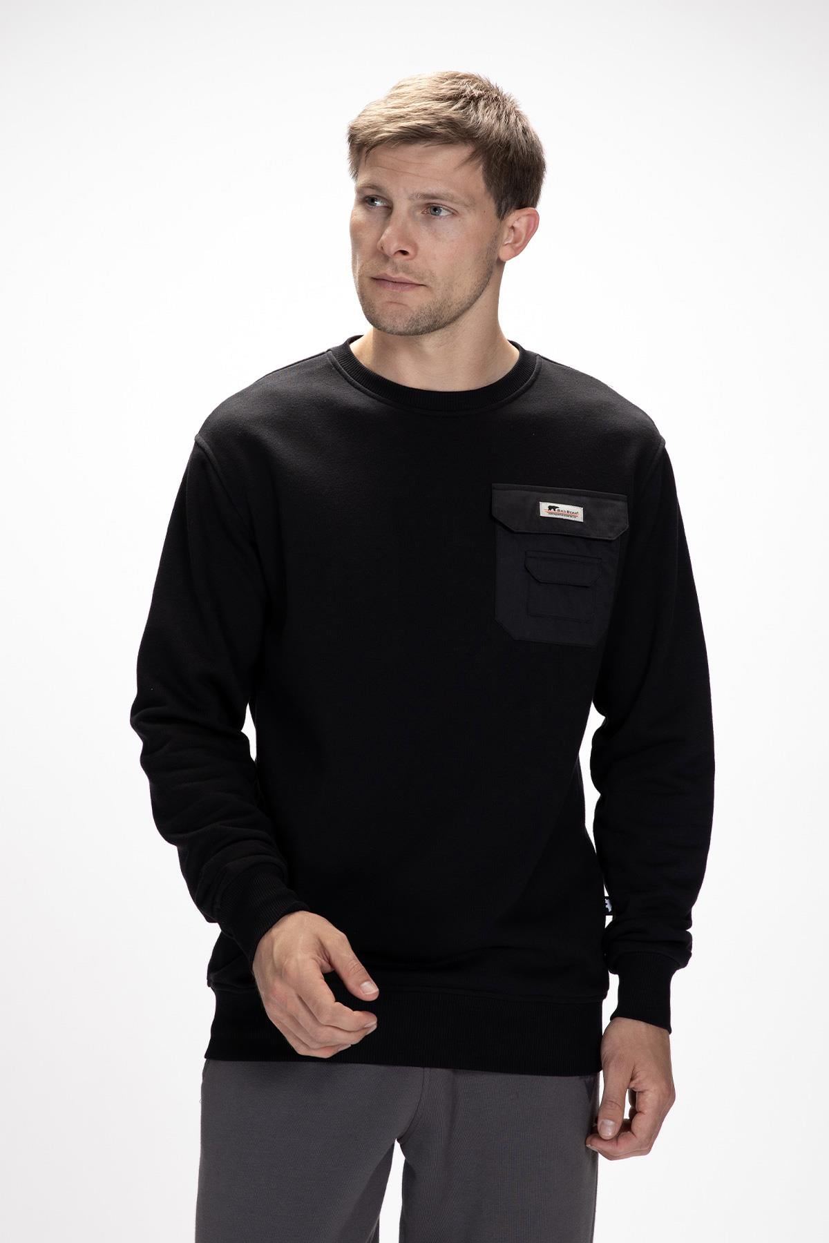 RISE CREWNECK CREWNECK SİYAH BELİRTİLMEMİŞ MAN SWEATSHIRT RISE CREWNECKRISE CREWNECK