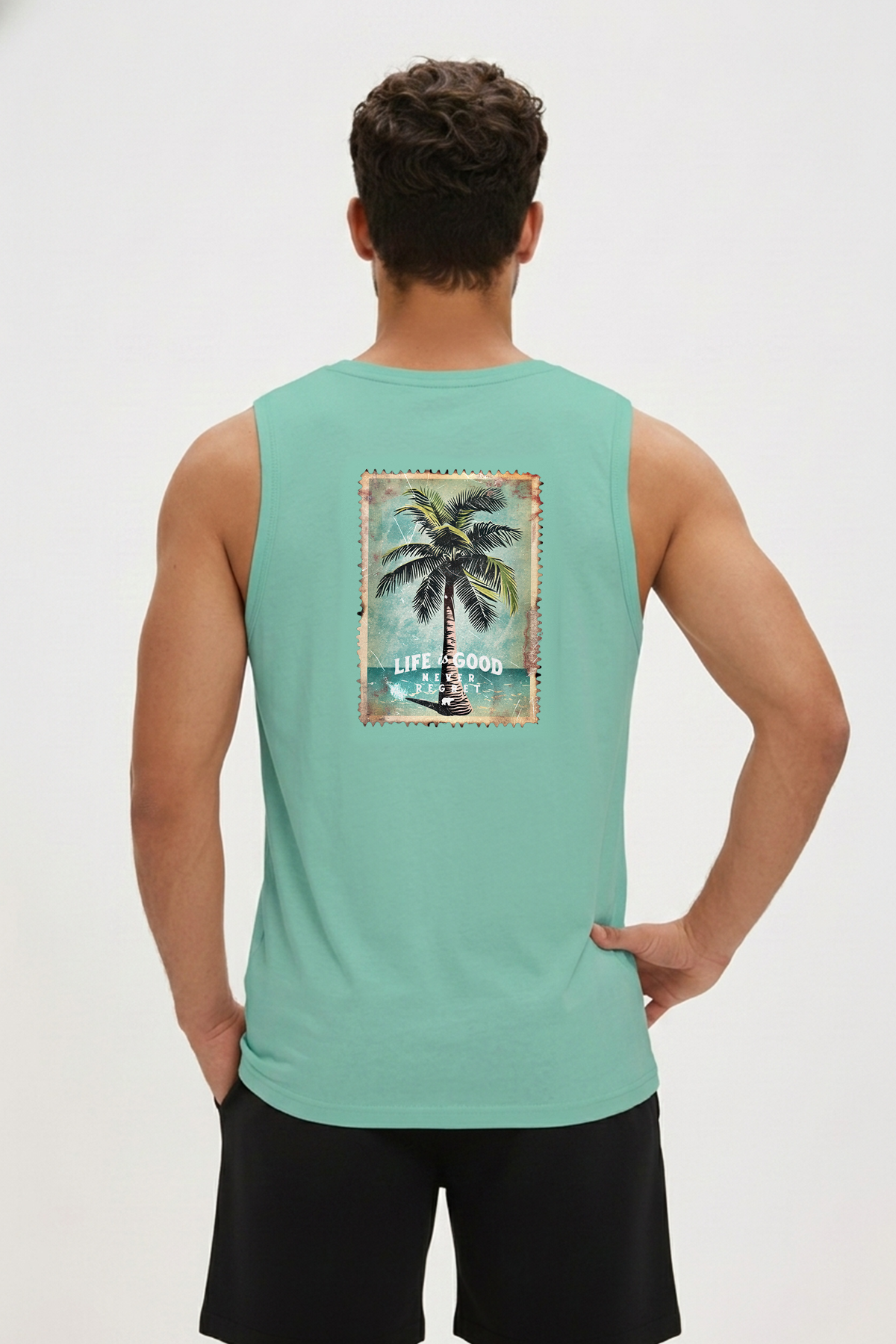 Stampalm Pastel Yeşili Erkek Atlet