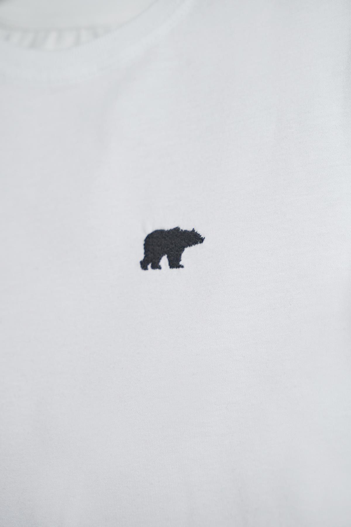 Solid Beyaz Basic Çocuk Tişört