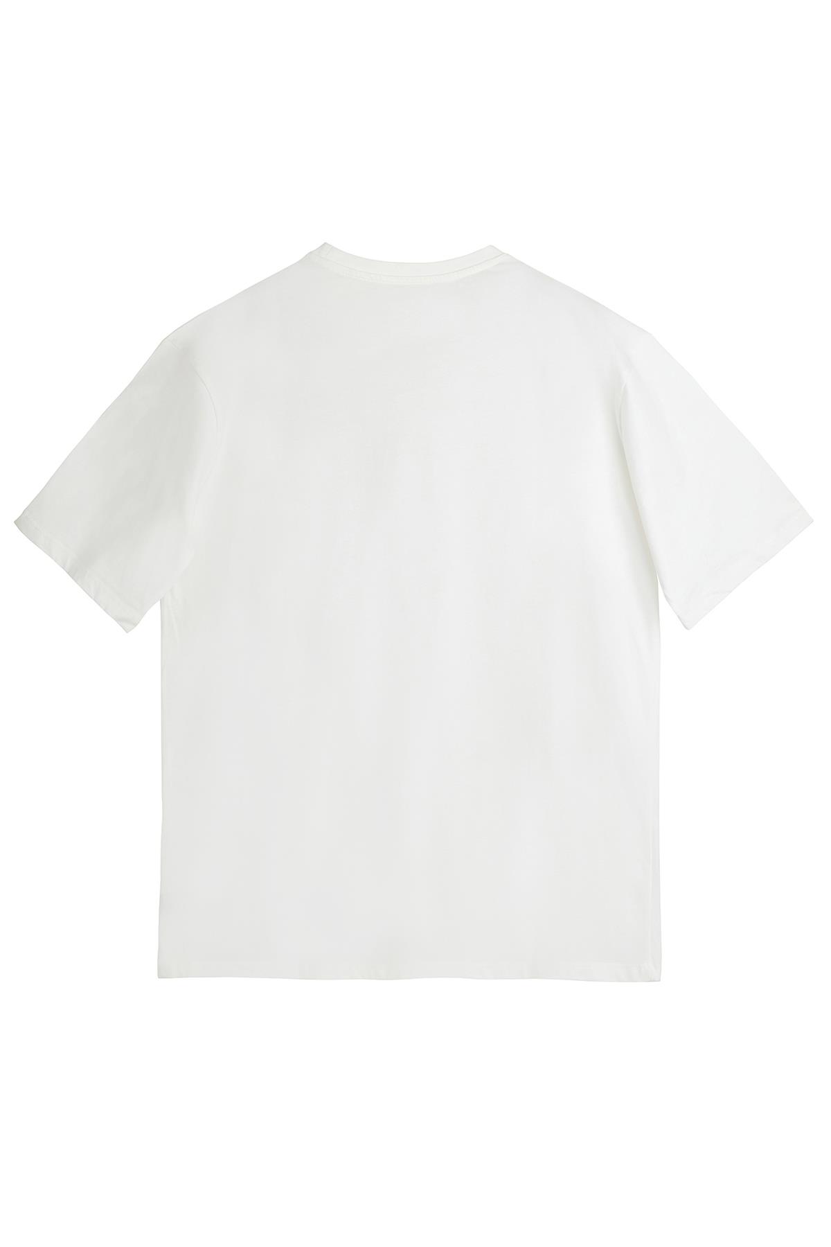 Bia Beyaz Kadın Oversize Tişört