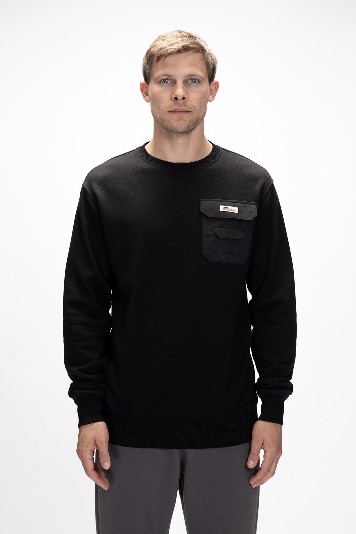 RISE CREWNECK CREWNECK SİYAH BELİRTİLMEMİŞ MAN SWEATSHIRT RISE CREWNECKRISE CREWNECK