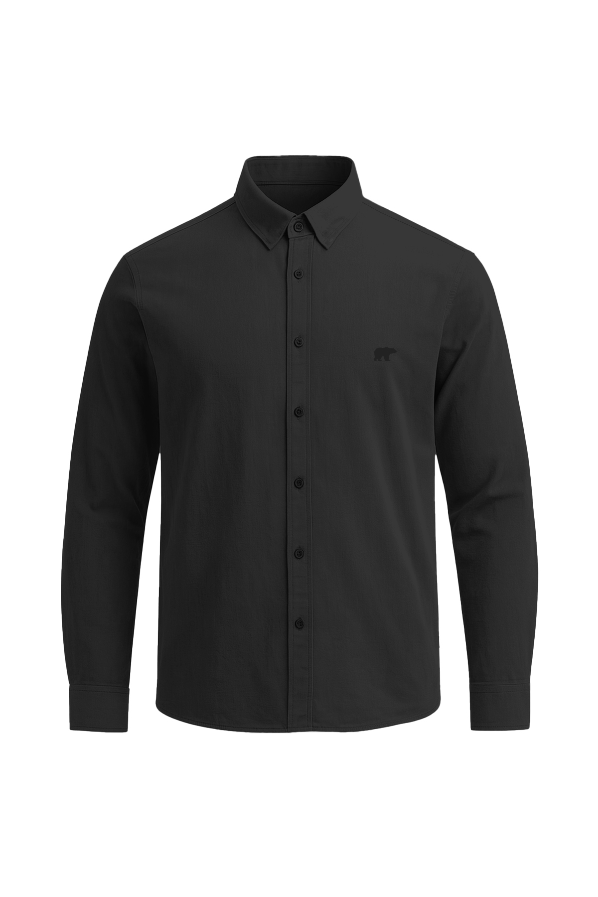 VICTOR BASIC SHIRT BASIC SHIRT SİYAH DÜĞMELİ MAN SHIRT VICTOR BASIC SHIRTVICTOR BASIC SHIRT