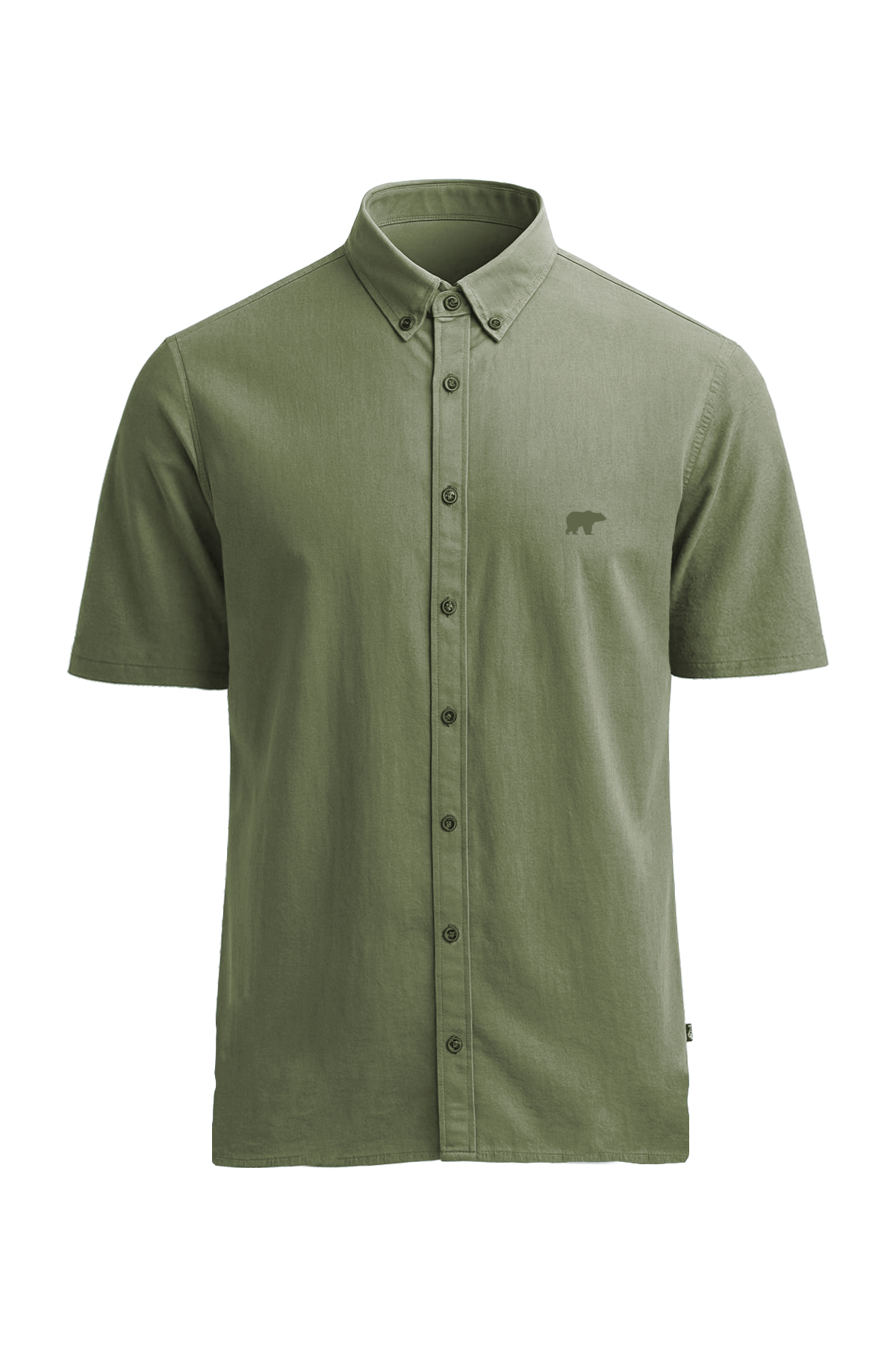 PLANT BASIC SHIRT BASIC SHIRT SOLUK YEŞİL DÜĞMELİ MAN SHIRT PLANT BASIC SHIRTPLANT BASIC SHIRT