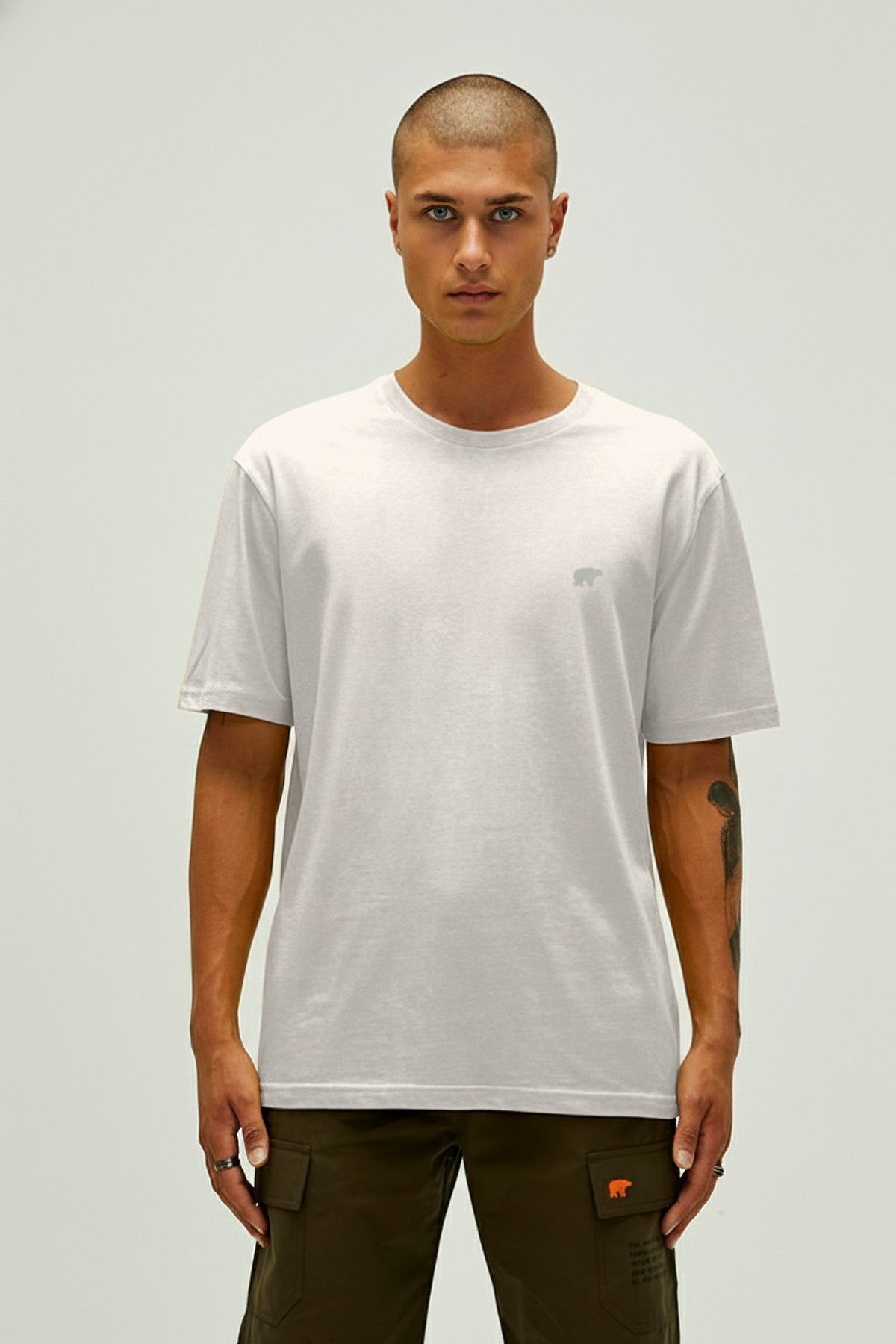 Garment Beyaz Basic Erkek Tişört