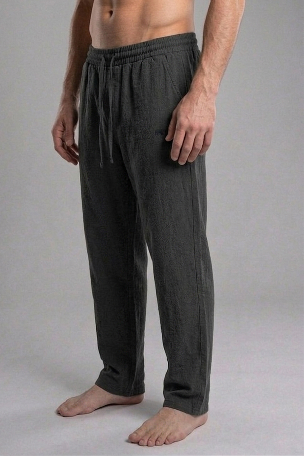 Serial Pant Siyah Erkek Jogger Pantolon
