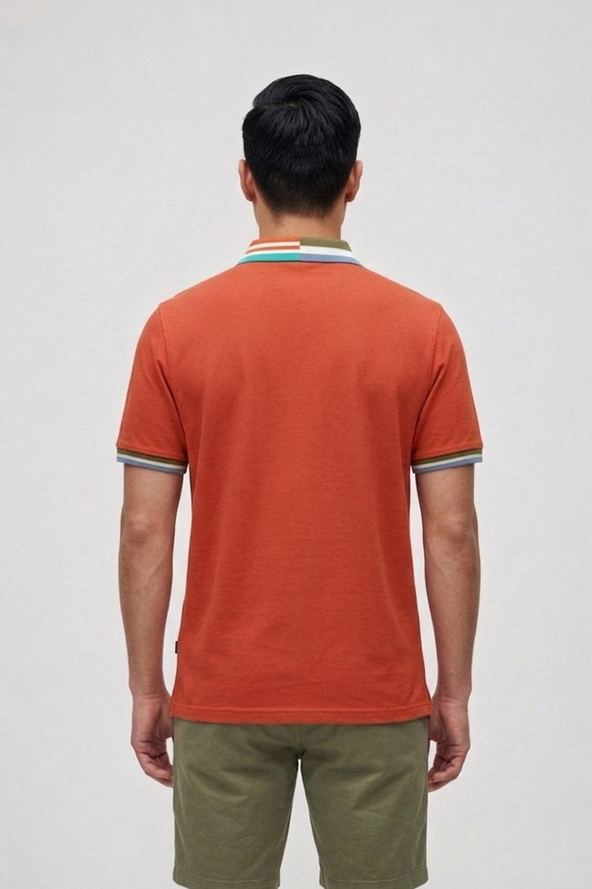 Invısıble Tarçın Polo Yaka Erkek Tişört