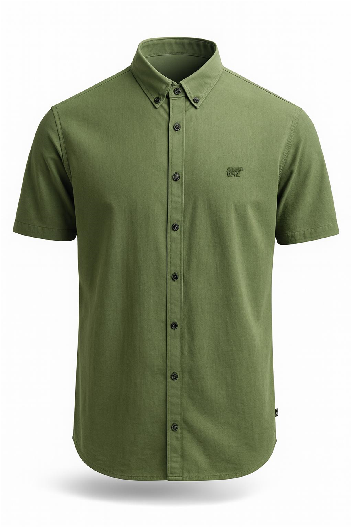 DRAFTY SHIRT BASIC SHIRT SOLUK YEŞİL DÜĞMELİ MAN SHIRT DRAFTY SHIRTDRAFTY SHIRT