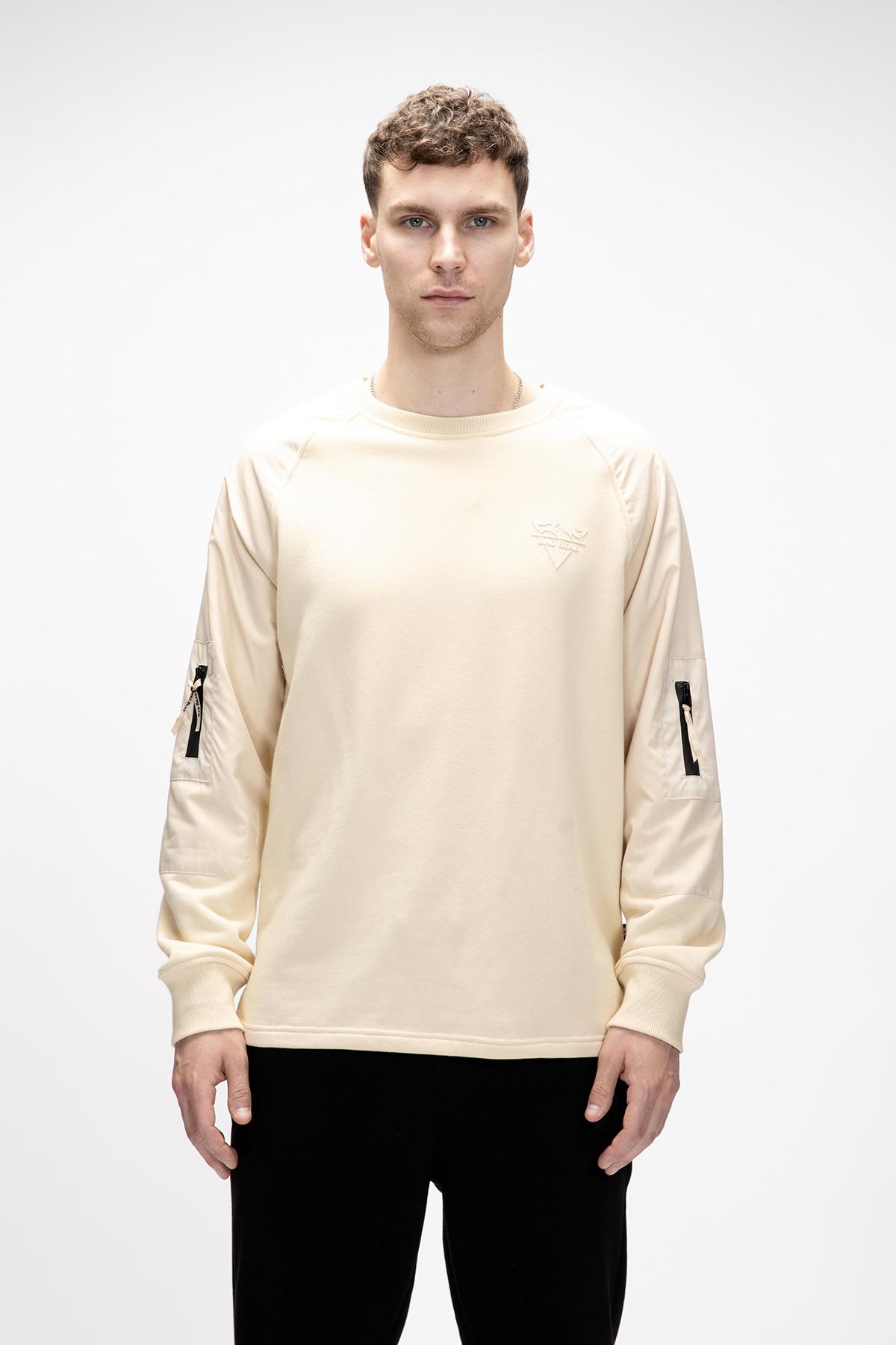 HILL CREWNECK CREWNECK BEJ BELİRTİLMEMİŞ MAN SWEATSHIRT HILL CREWNECKHILL CREWNECK