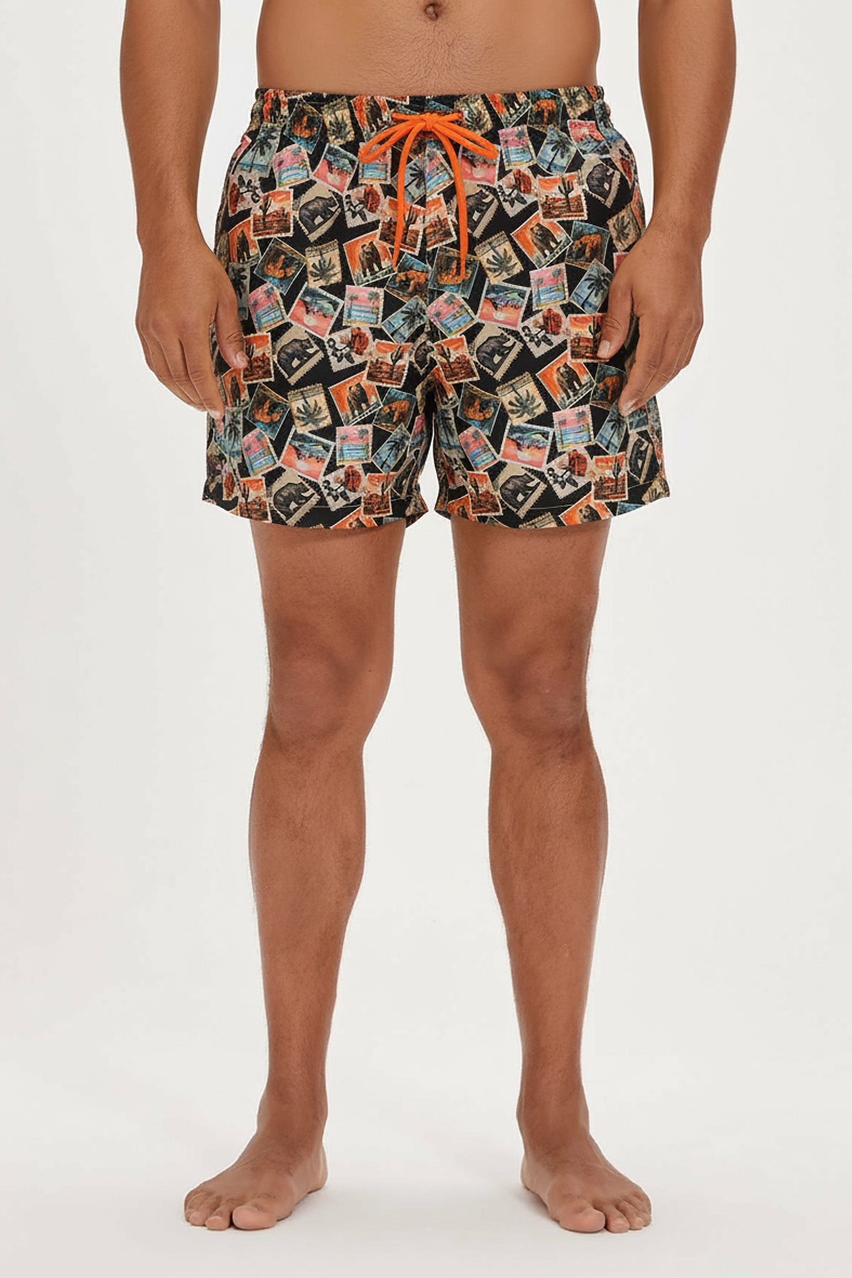 POSTAGE STAMPS SWIMSHORT BASIC SWIM SHORTS SİYAH BELİRTİLMEMİŞ MAN SWIMWEAR POSTAGE STAMPS SWIMSHORTPOSTAGE STAMPS SWIMSHORT