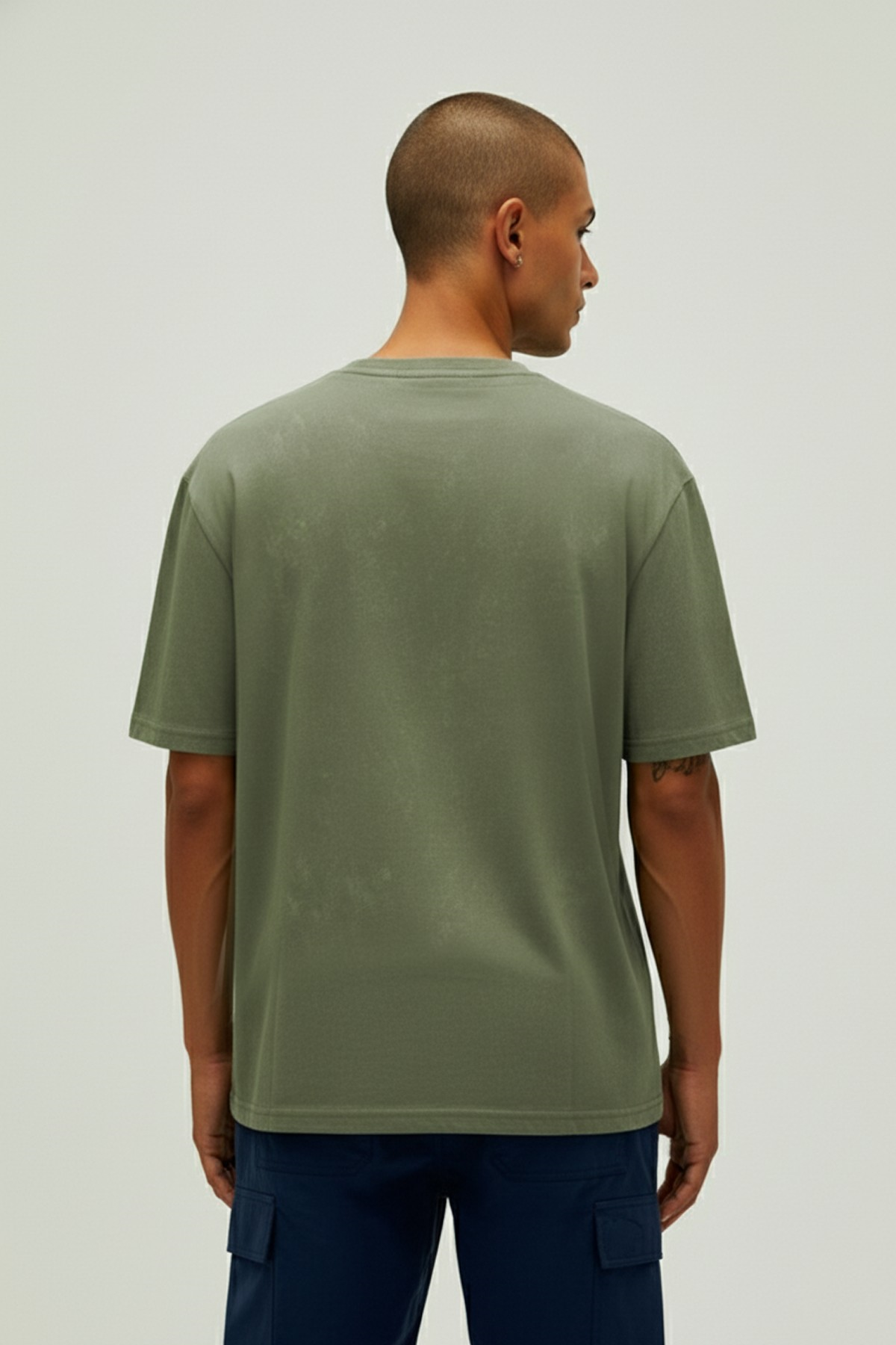 Garment Soluk Yeşil Basic Erkek Tişört