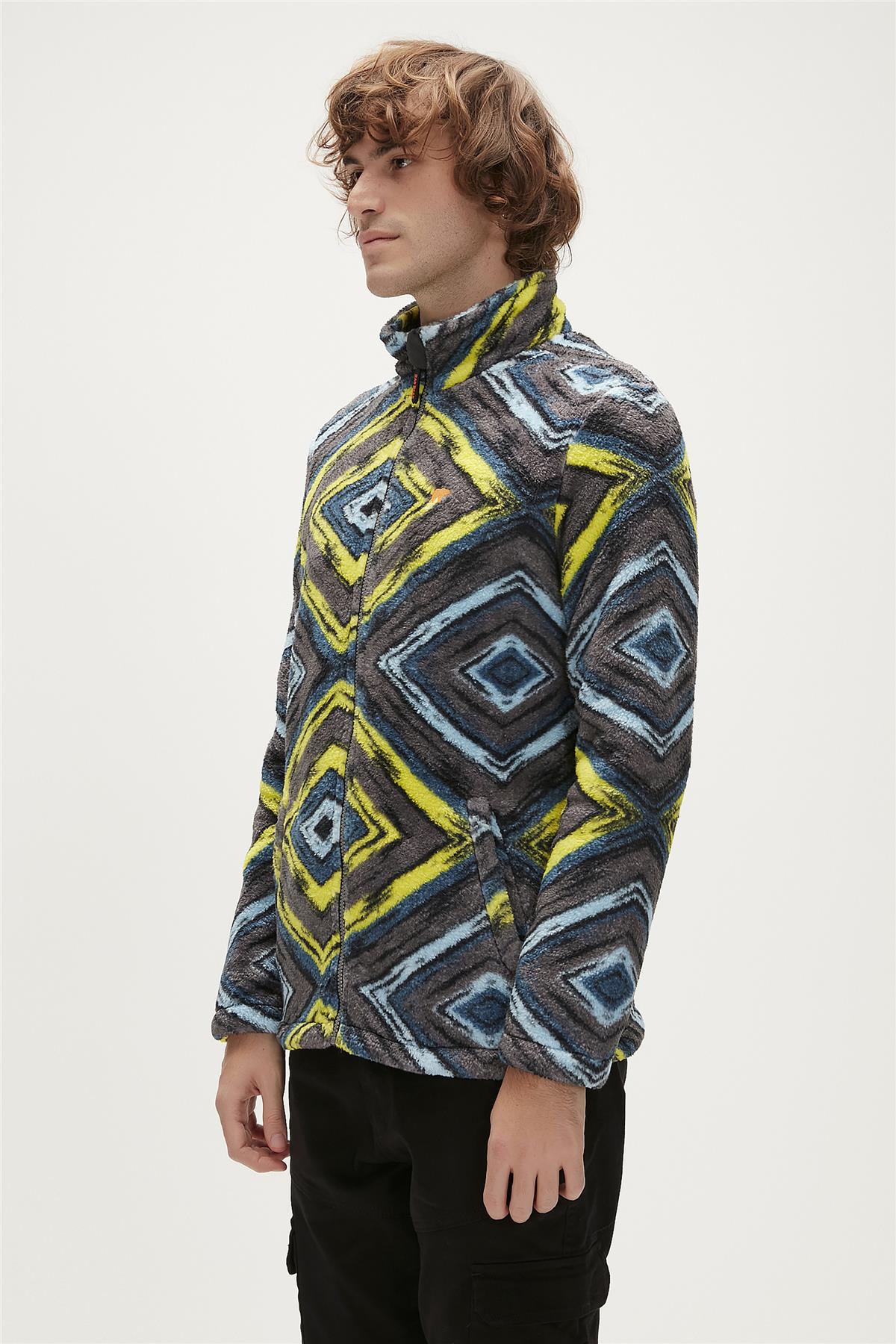 Afro Raven Mens Full-Zip Mens Plush Jacket