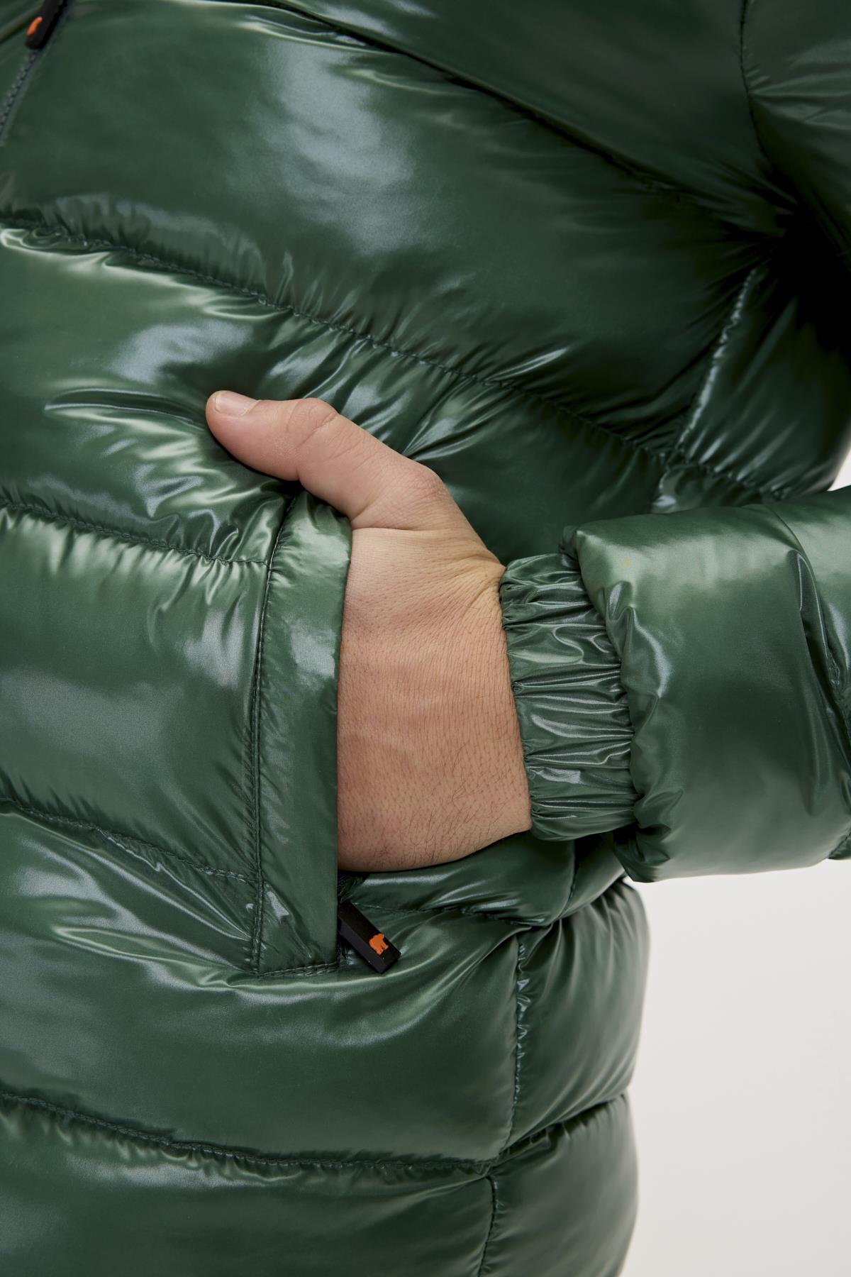 Albert Koyu Yeşil Erkek Puffer Mont