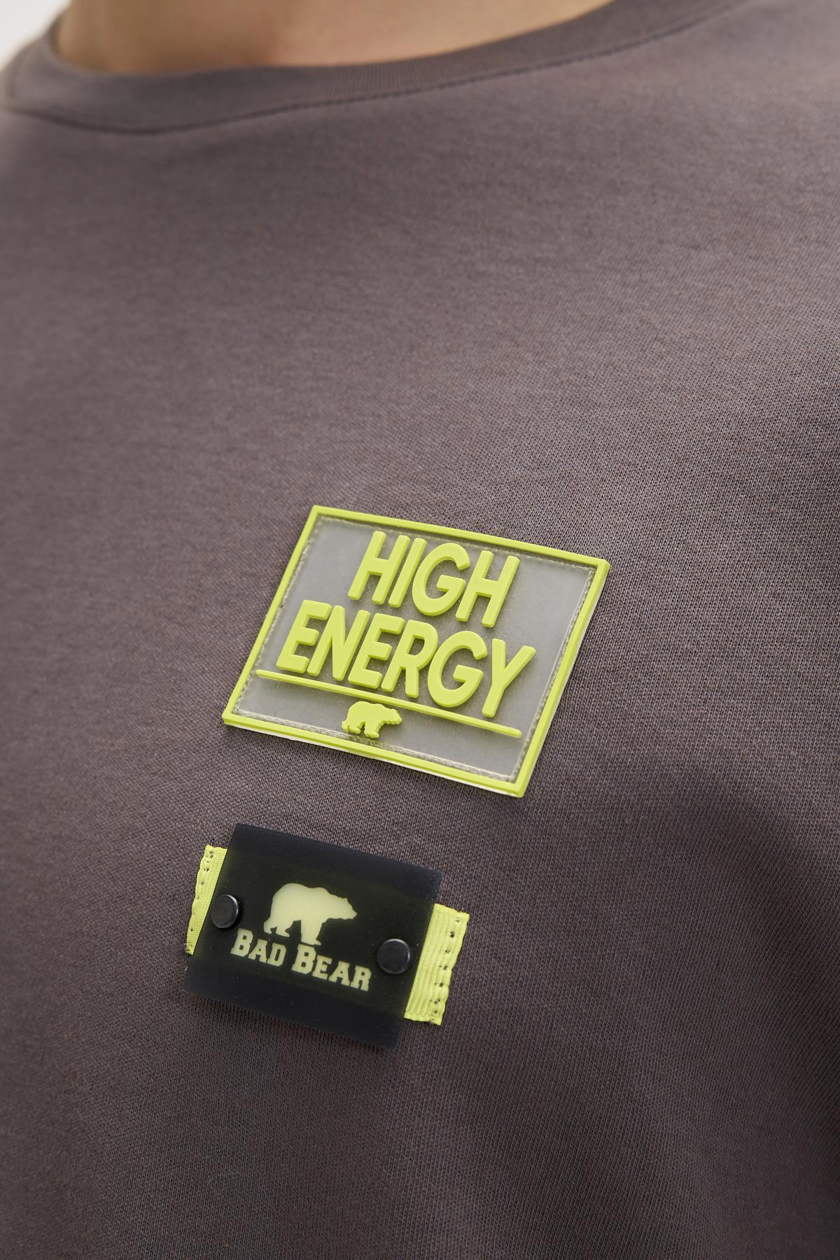 Alfeo Asfalt Erkek Baskılı Tişört