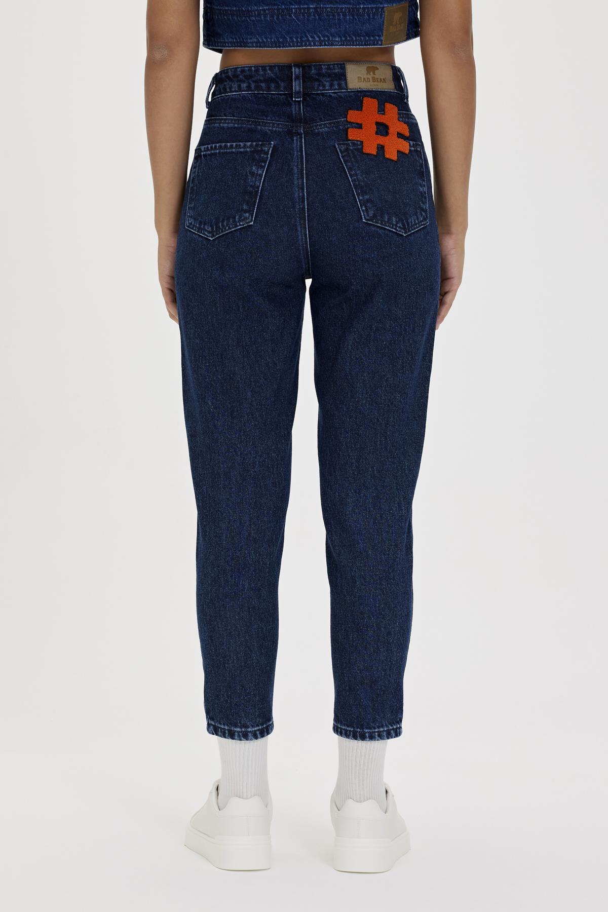 Alisha Jeans İndigo Kadın Denim Pantolon