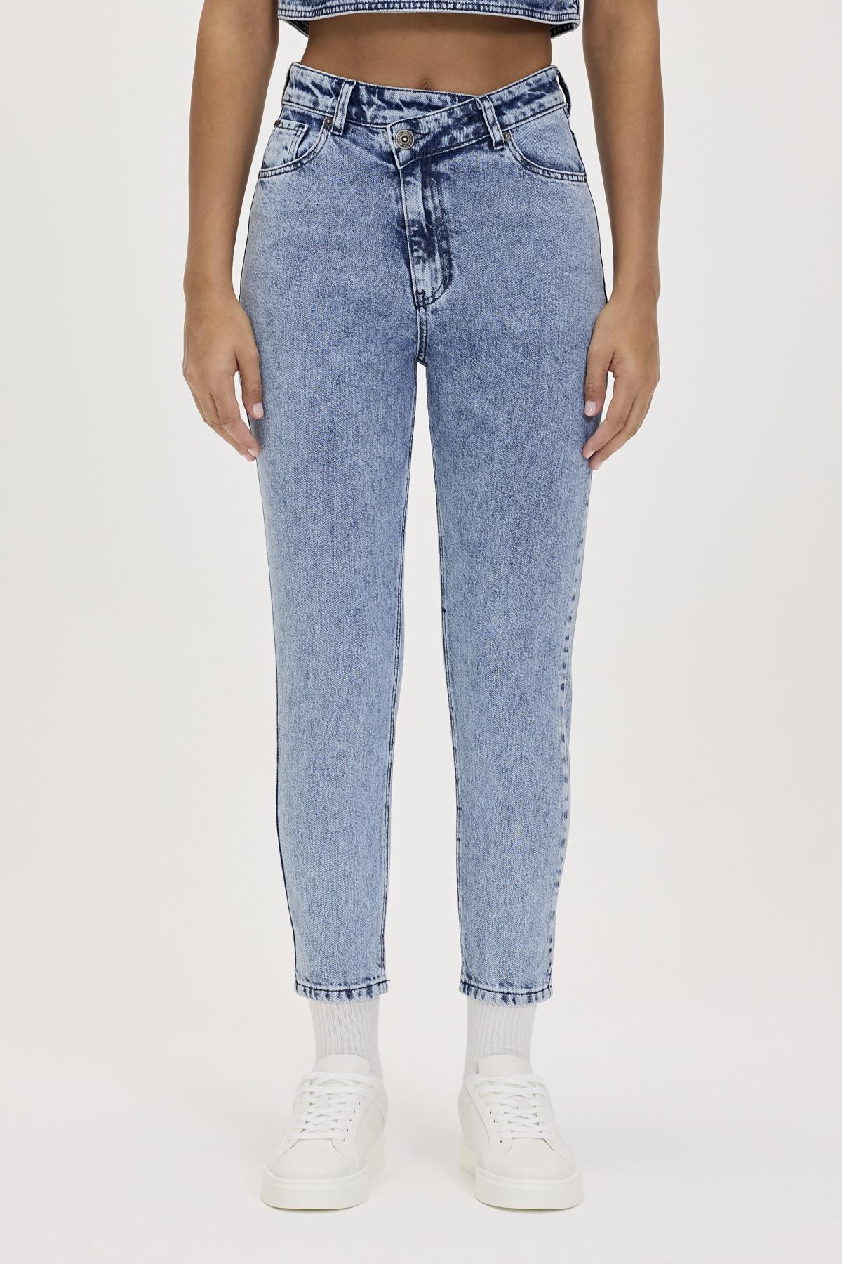 Alisha Jeans Mavi Kadın Denim Pantolon