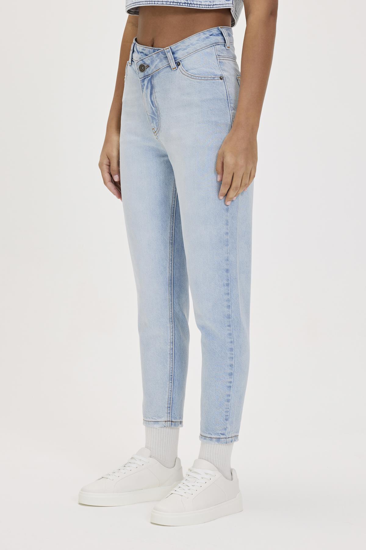 Alisha Jeans Ocean Blue Kadın Denim Pantolon