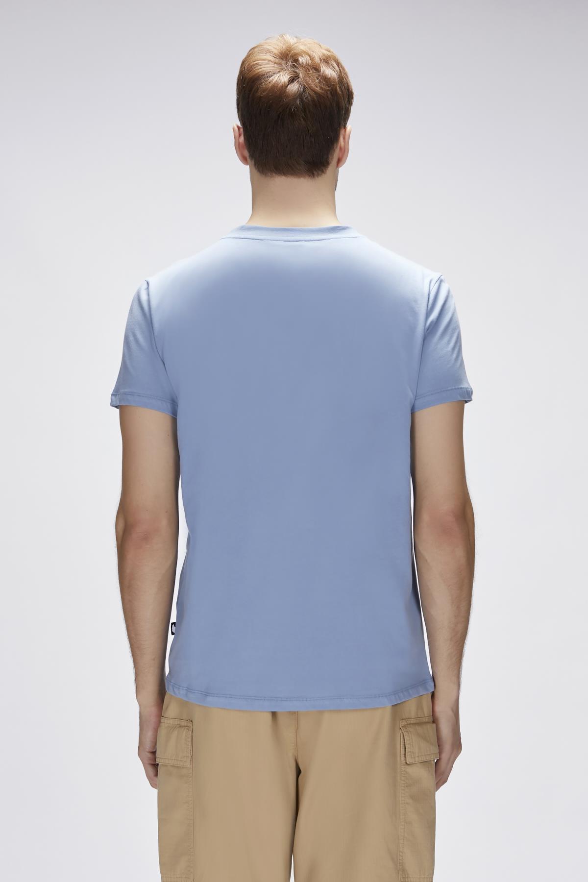 Anderson Element Mavi Erkek Baskılı Tişört