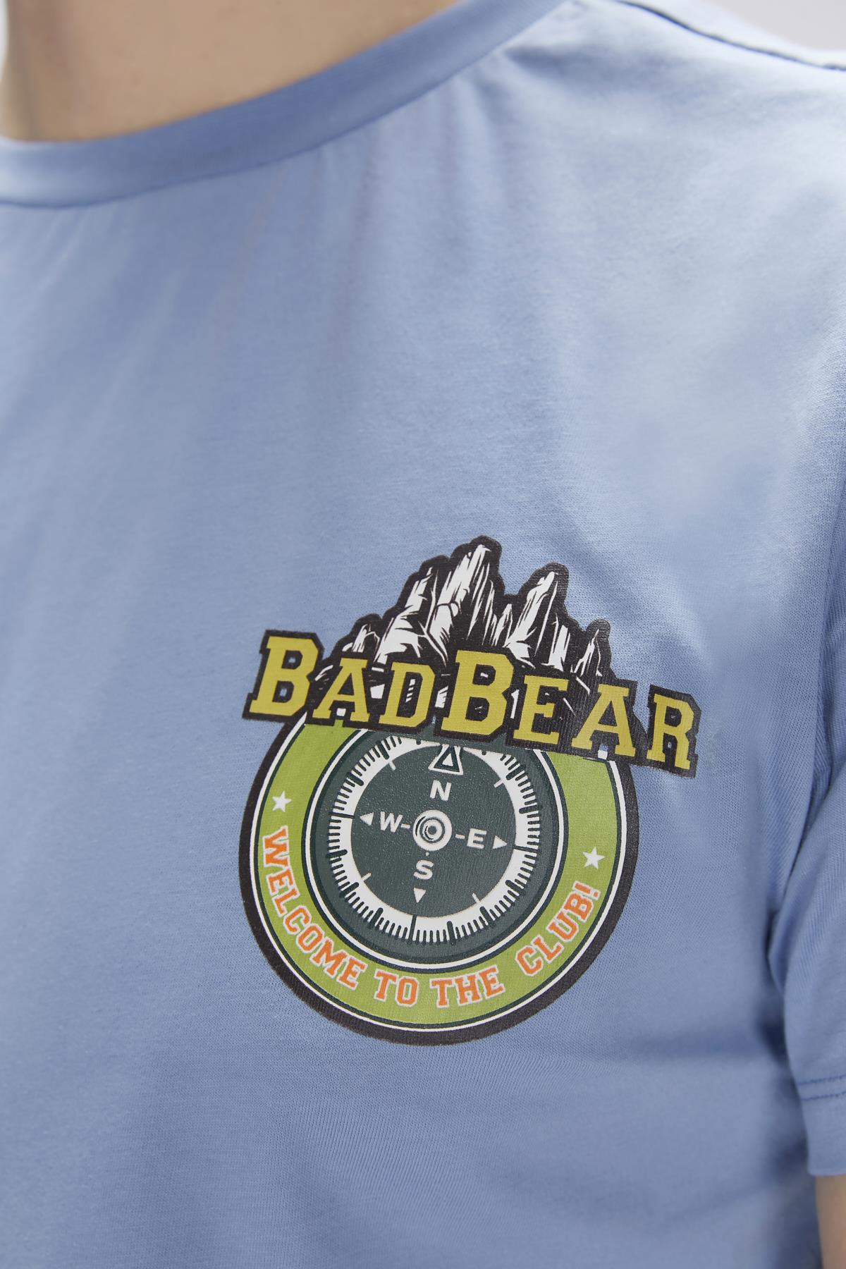 Anderson Element Mavi Erkek Baskılı Tişört