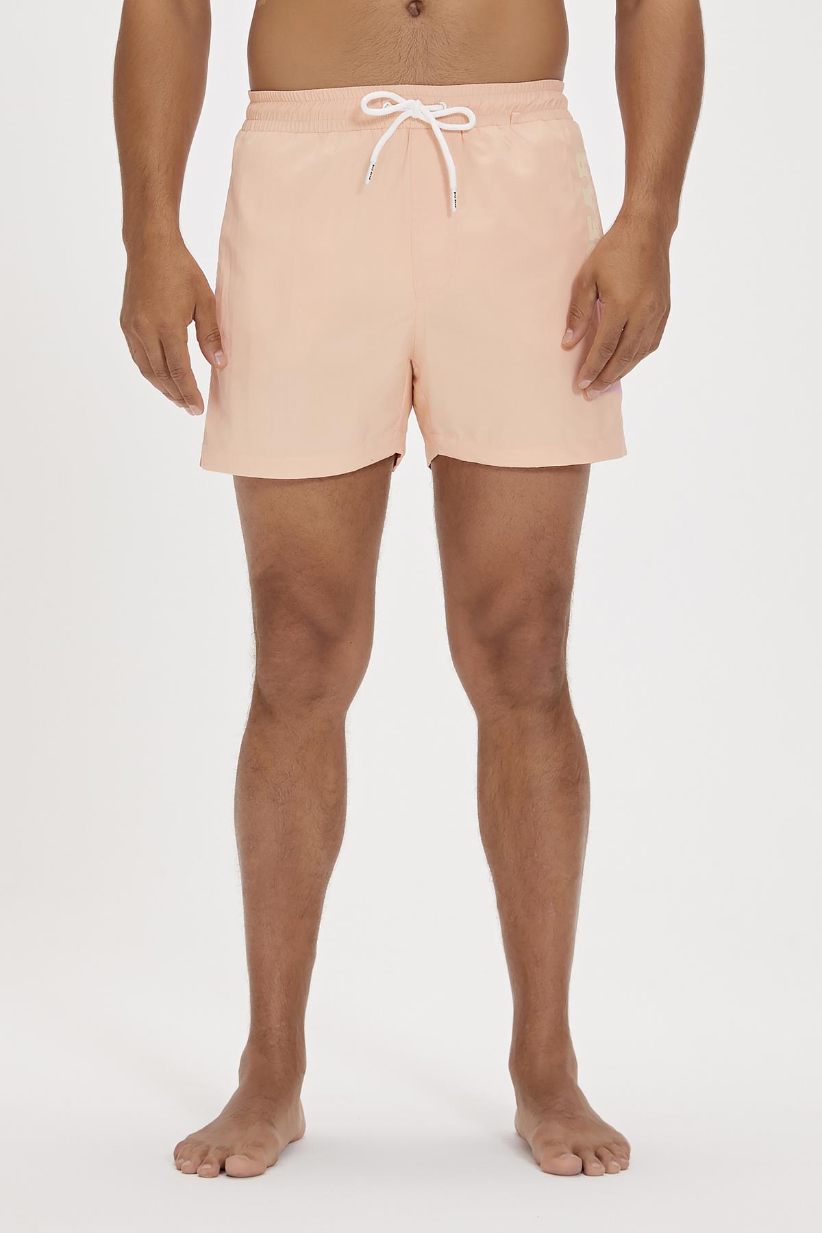 Anton Pembe Erkek Deniz Şortu